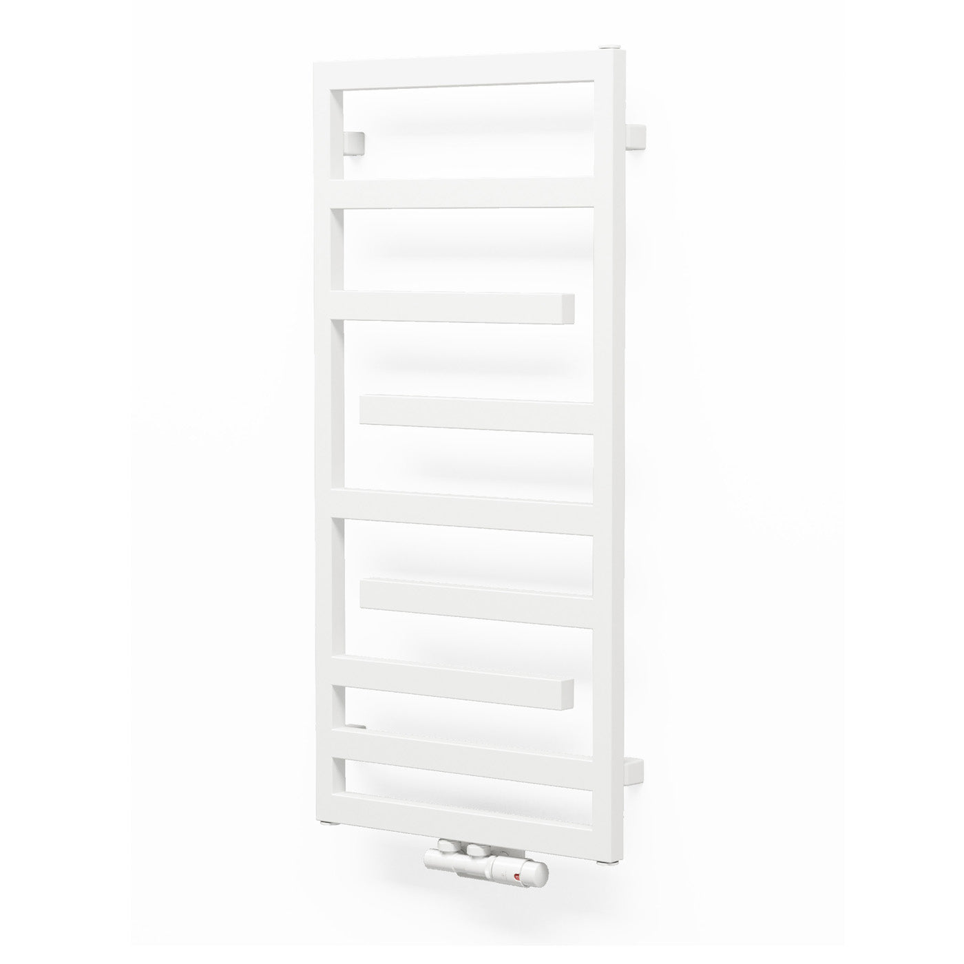 Terma JUNO, 1040h x 500w(mm), 1416 BTUs Heated Towel Rail, RAL 9016 Matt White