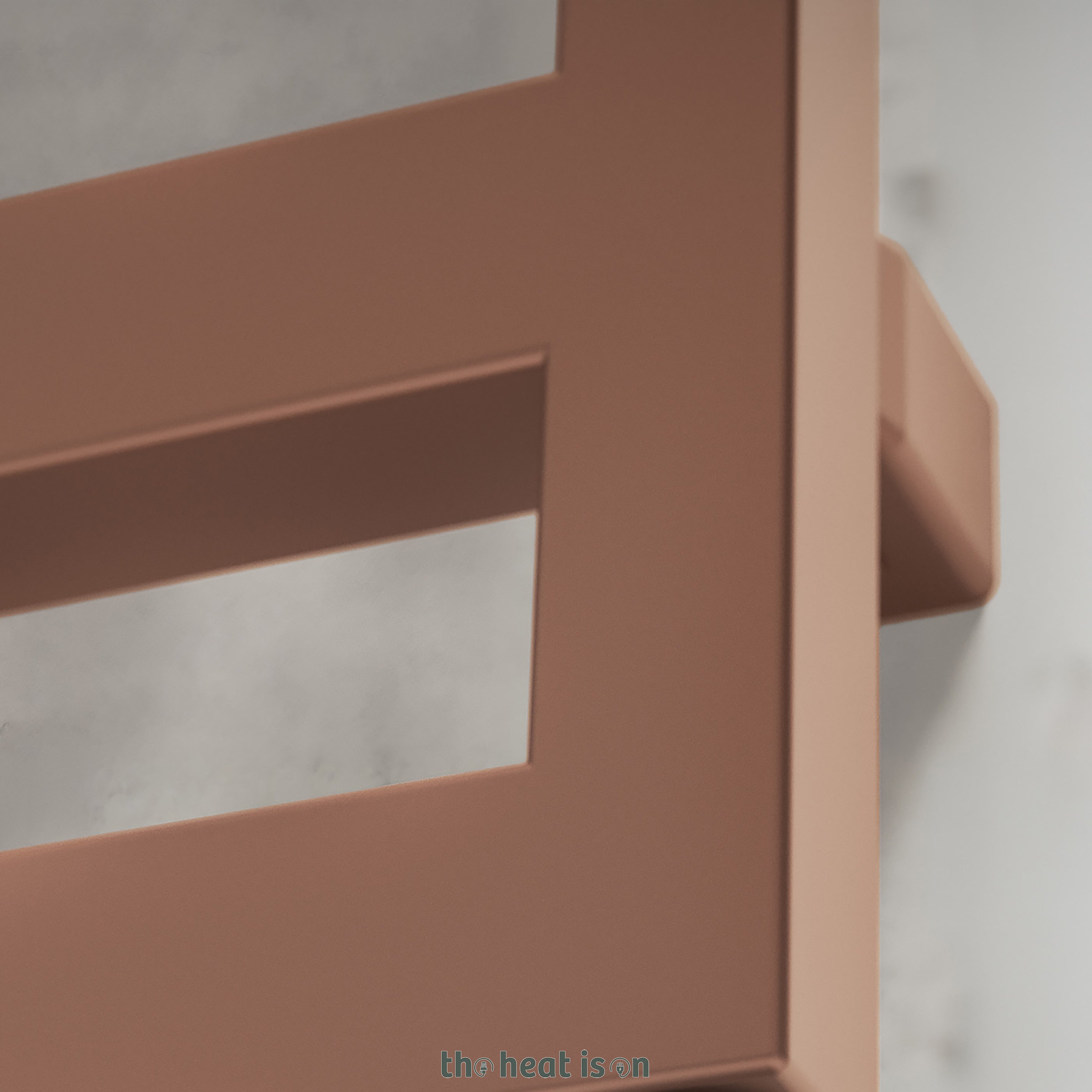 Terma JUNO, 1580h x 500w(mm), 2034 BTUs Heated Towel Rail, Lotus (Brown)