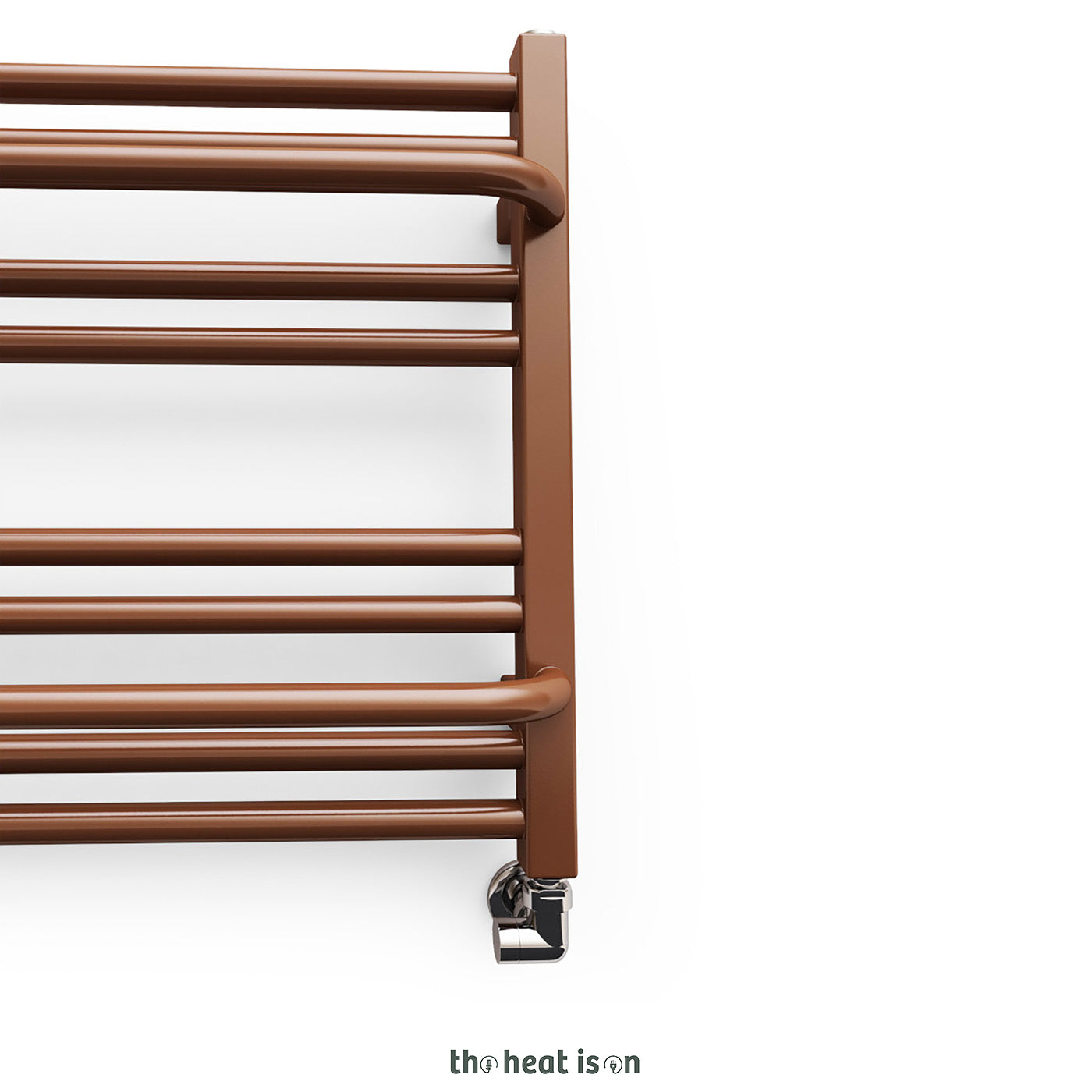 Terma LIMA, 500h x 1000w(mm), 1645 BTUs, Heated Towel Rail, Bright Copper