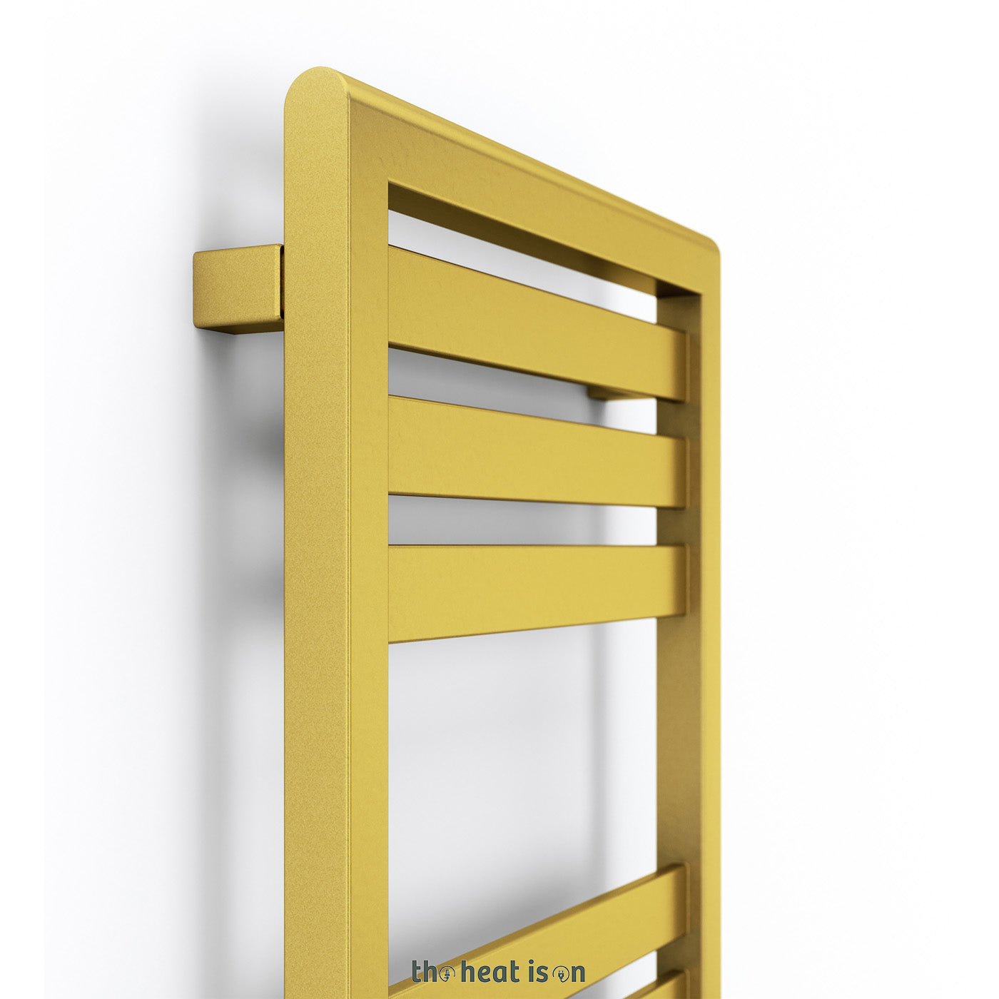 Terma LUKKA, 940h x 400w(mm), 1174 BTUs, Heated Towel Rail, Anodic Gold