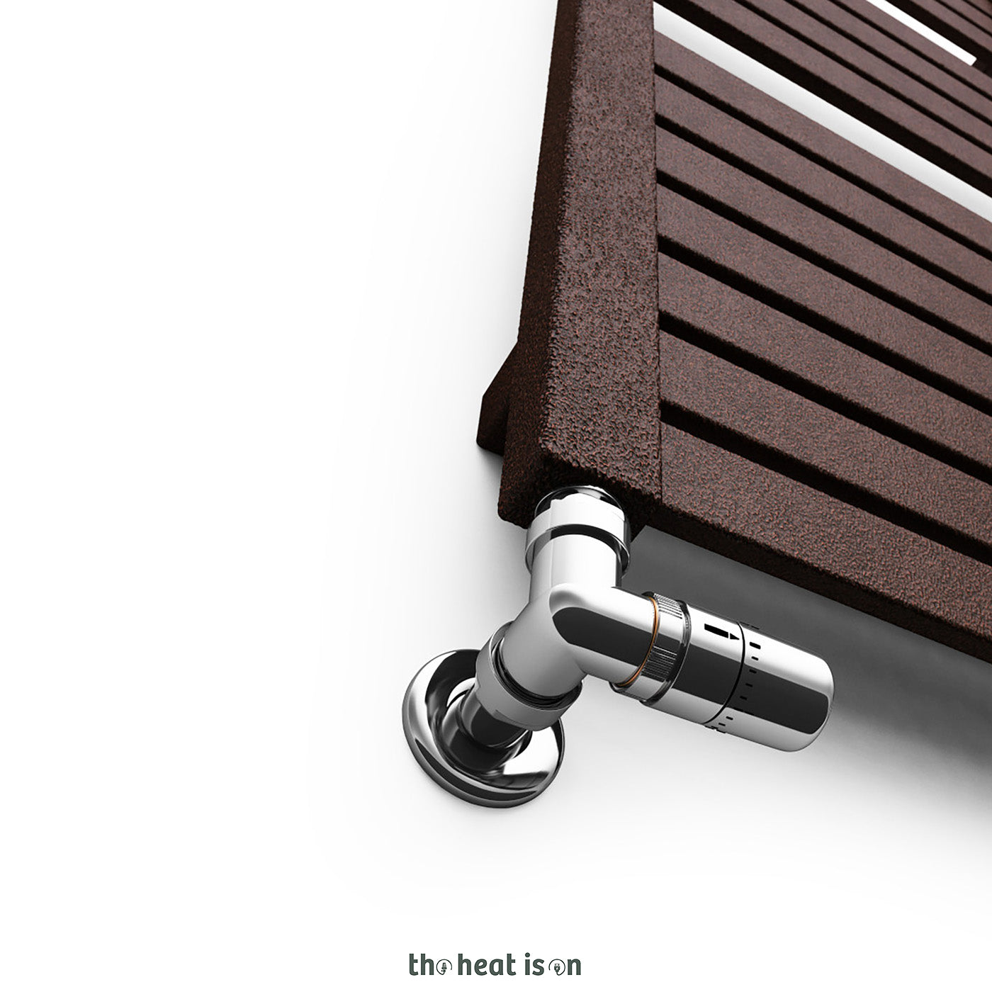 Terma MANTIS, 860h x 440w(mm), 1198 BTUs, Heated Towel Rail, Aubergine