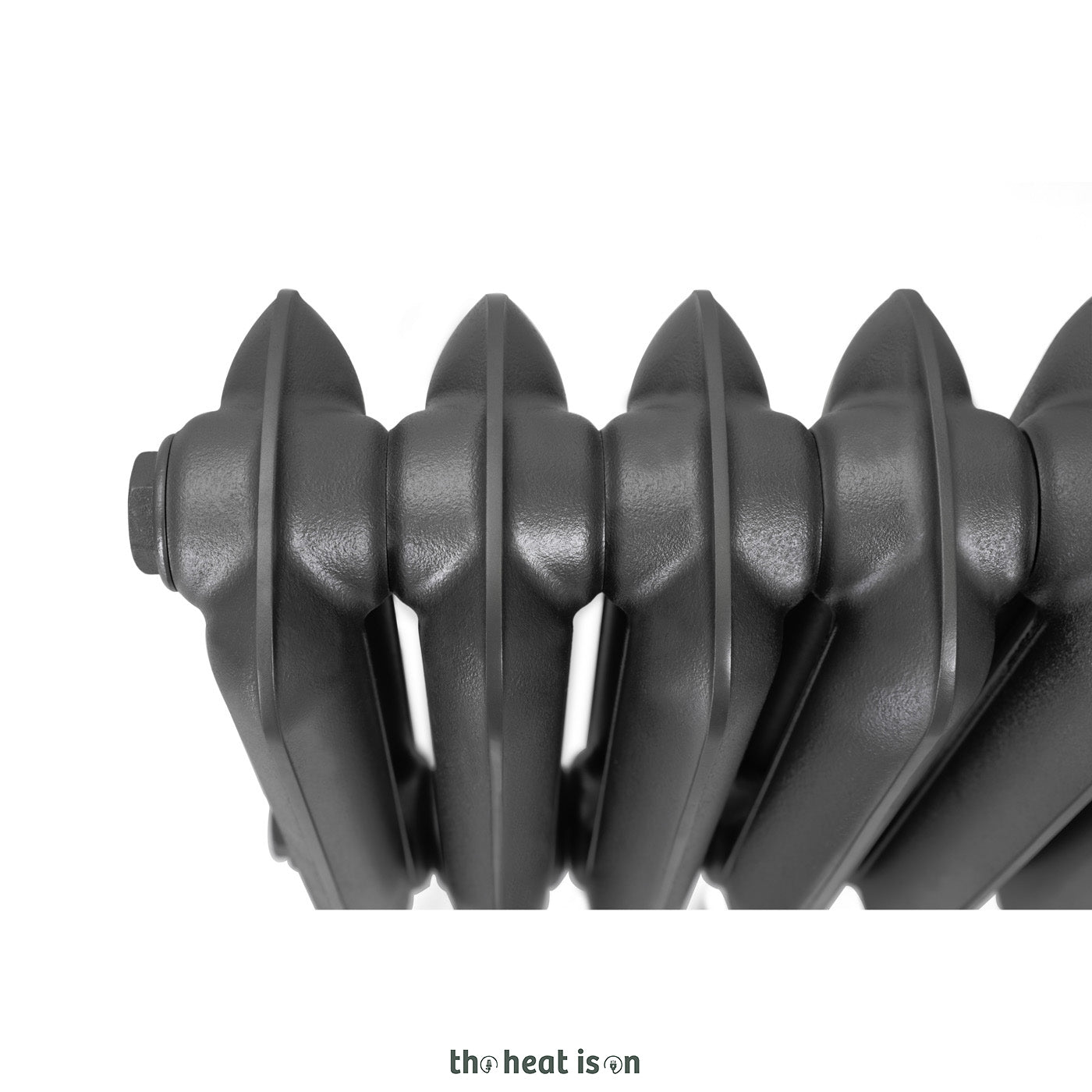 Terma PLAIN 2 COL, 620h x 852w(mm), 3497 BTUs Horizontal Cast Iron Radiator, Raw Metal