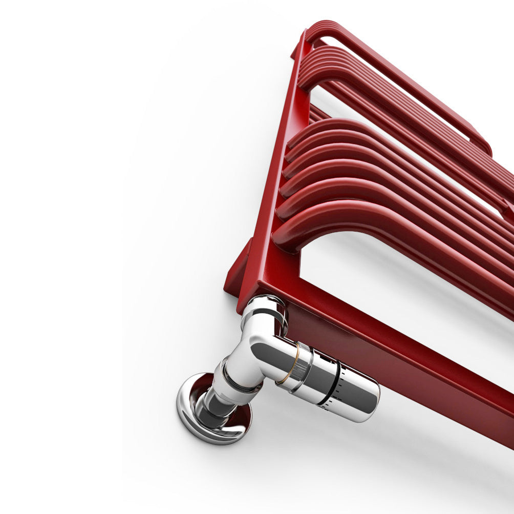Terma POC 2, 1240h x 600w(mm), 3047 BTUs, Heated Towel Rail, RAL 3003 Matt Ruby Red