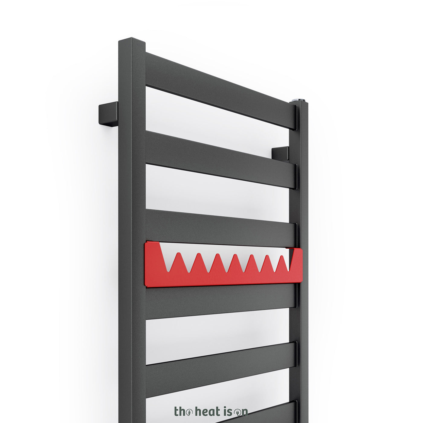 Terma VIVO, 1390h x 500w(mm), 1747 BTUs, Heated Towel Rail, Metallic Grey