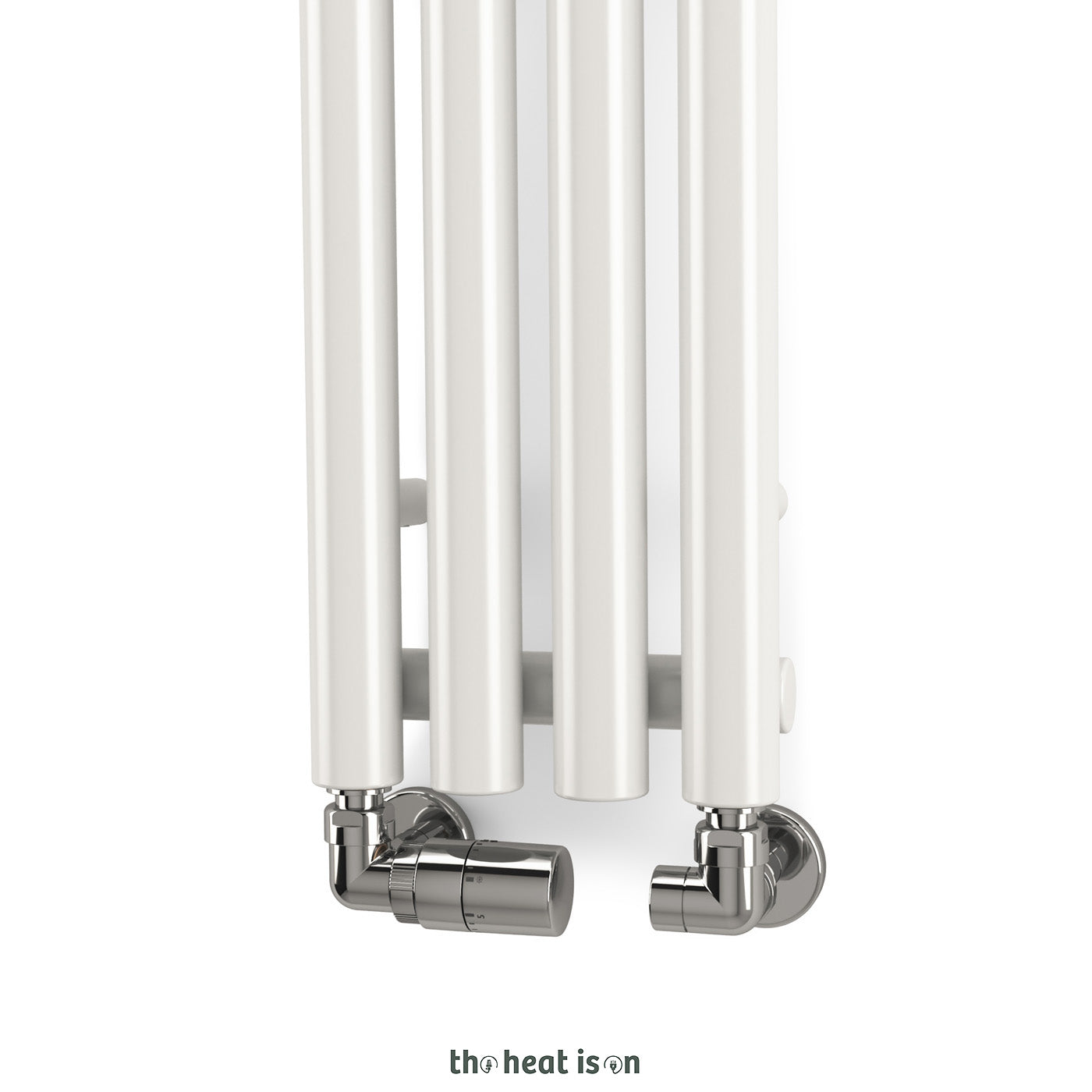 Terma ROLO HANGER (Double Hanger Rows), 1800h x 205w(mm), 1617 BTUs, Vertical Designer Radiator, RAL 9016 Matt White