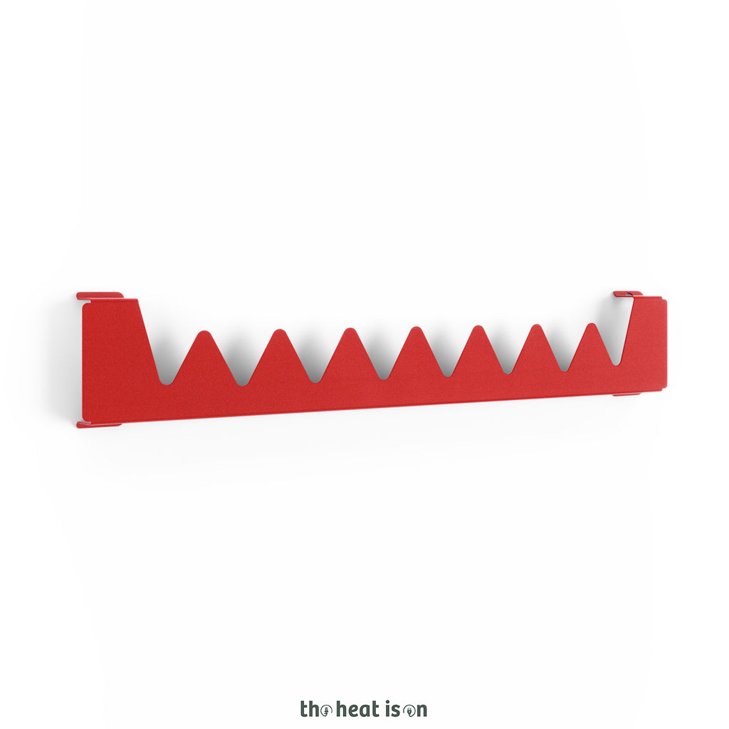 06-metal-hanger-shelf-accessory-happy-hanger-shark-300mm-wide-super-matt-pure-red-ral-3028-for-terma-vivo-towel-rail