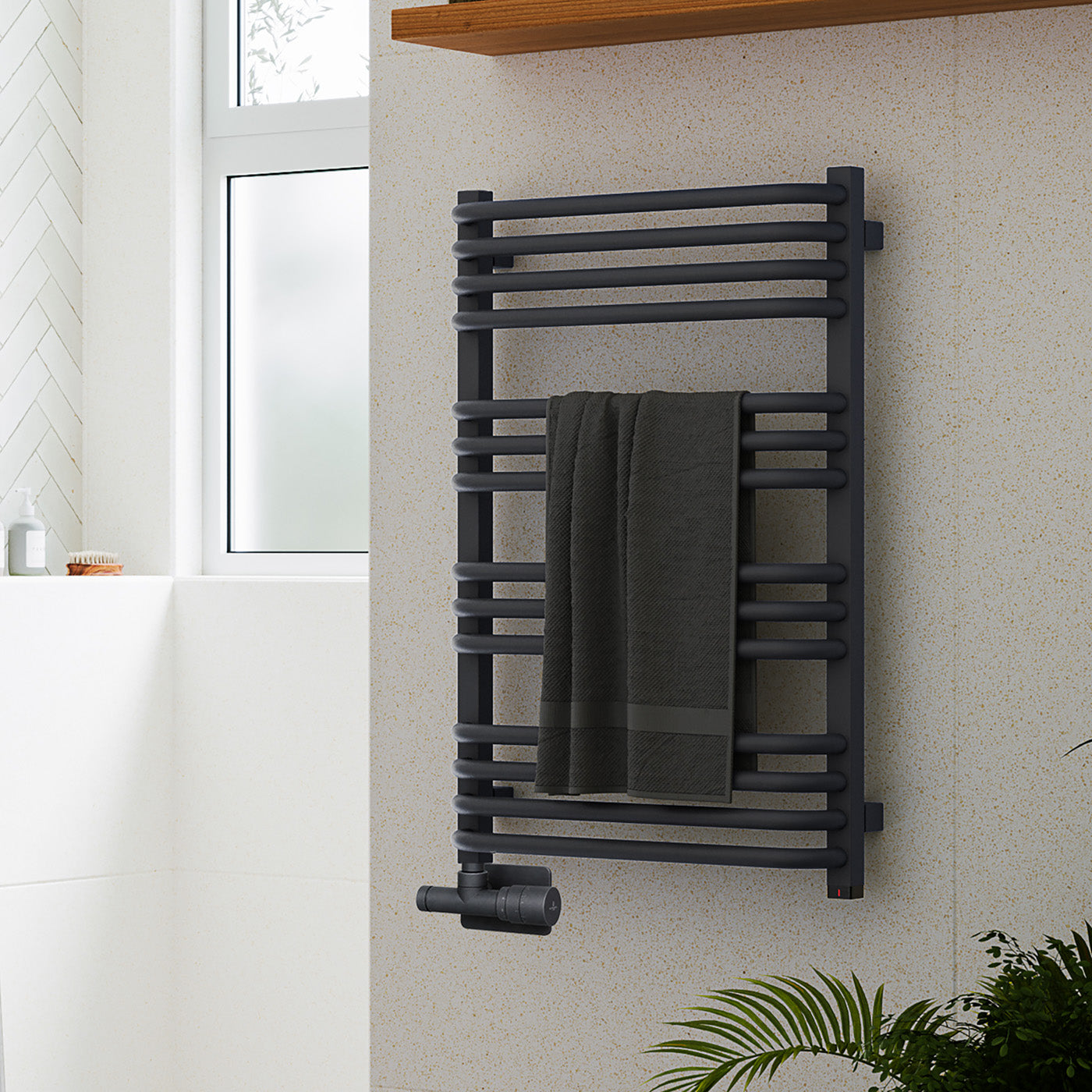 06-terma-alex-one-dual-fuel-towel-rail-760h-x-500wmm-1406-btus-400w-modern-grey-with-unico-dual-fuel-valve-in-chrome-internal-one-element-45-60oc
