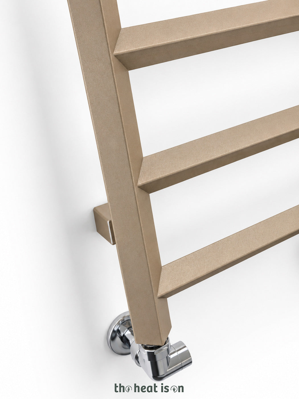 Terma CRYSTAL, 840h x 600w(mm), 1077 BTUs Heated Towel Rail, California Beige