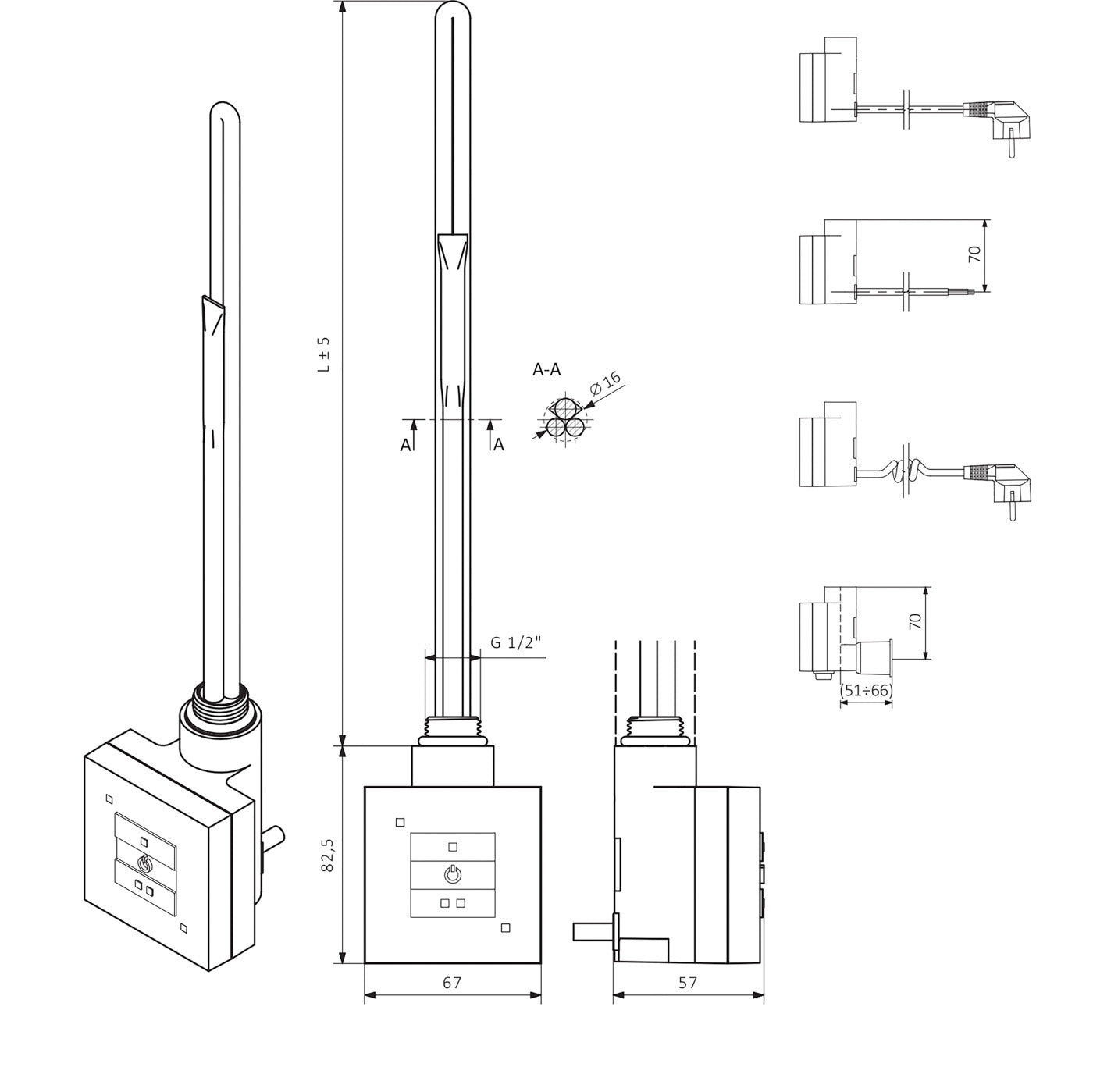 06-terma-fiona-dual-fuel-towel-rail-1620h-x-480wmm-2351-btus-600w-matt-beige-brown-ral-8024-with-unico-dual-fuel-valve-in-chrome-ktx-1-element-in-chrome-30-60oc