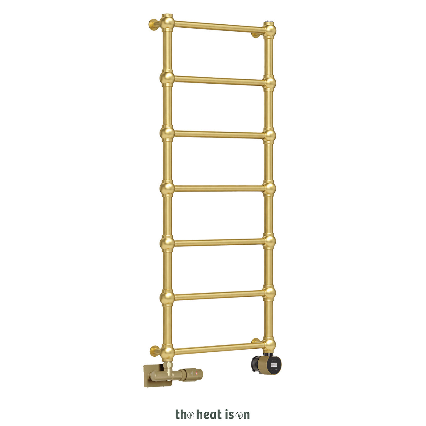 06-terma-retro-dual-fuel-towel-rail-1170h-x-504wmm-1051-btus-300w-brass-premium-wet-paint-with-unico-dual-fuel-valve-in-brass-veo-black-brass-wi-fi-element-30-60-c