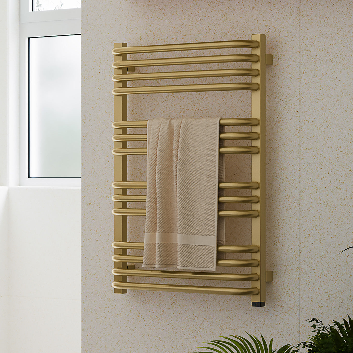06_Terma-ALEX-ONE-_-45_60-deg._-760h-x-500w_mm_-400w-Electric-Towel-Rail_-Matt-Brass