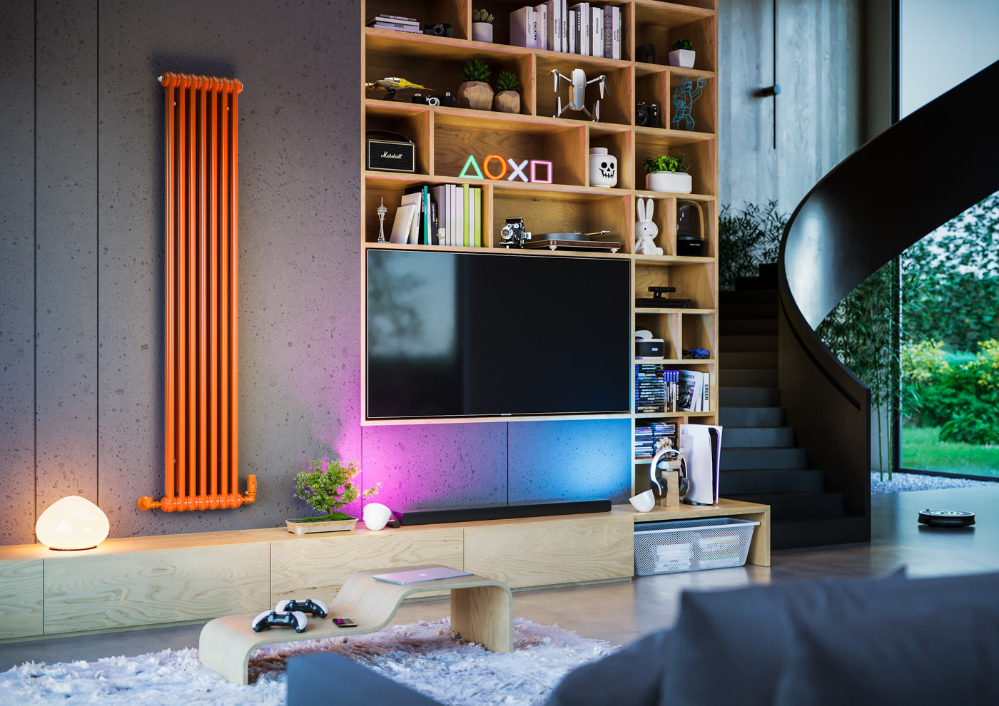 06_Terma-COLORADO-_2-Col-Deep_-1800h-x-339w_mm_-2960-BTUs-Designer-Radiator_-Orange-_RAL-2004
