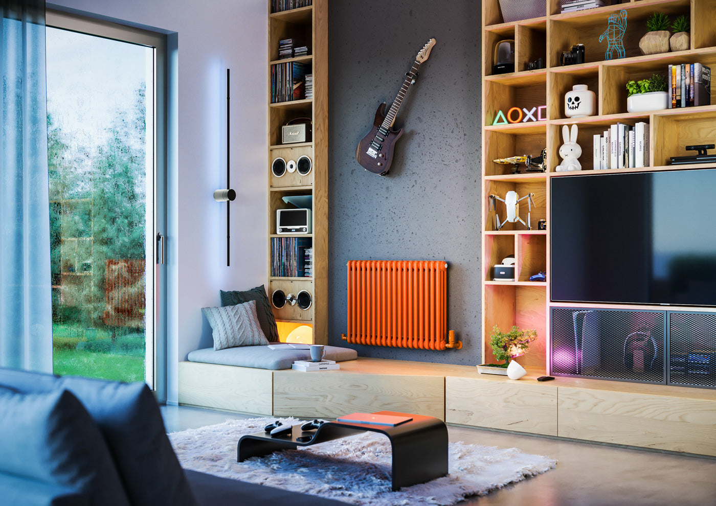 06_Terma-COLORADO-_3-Col-Deep_-600h-x-834w_mm_-3683-BTUs-Designer-Radiator_-Orange-_RAL-2004