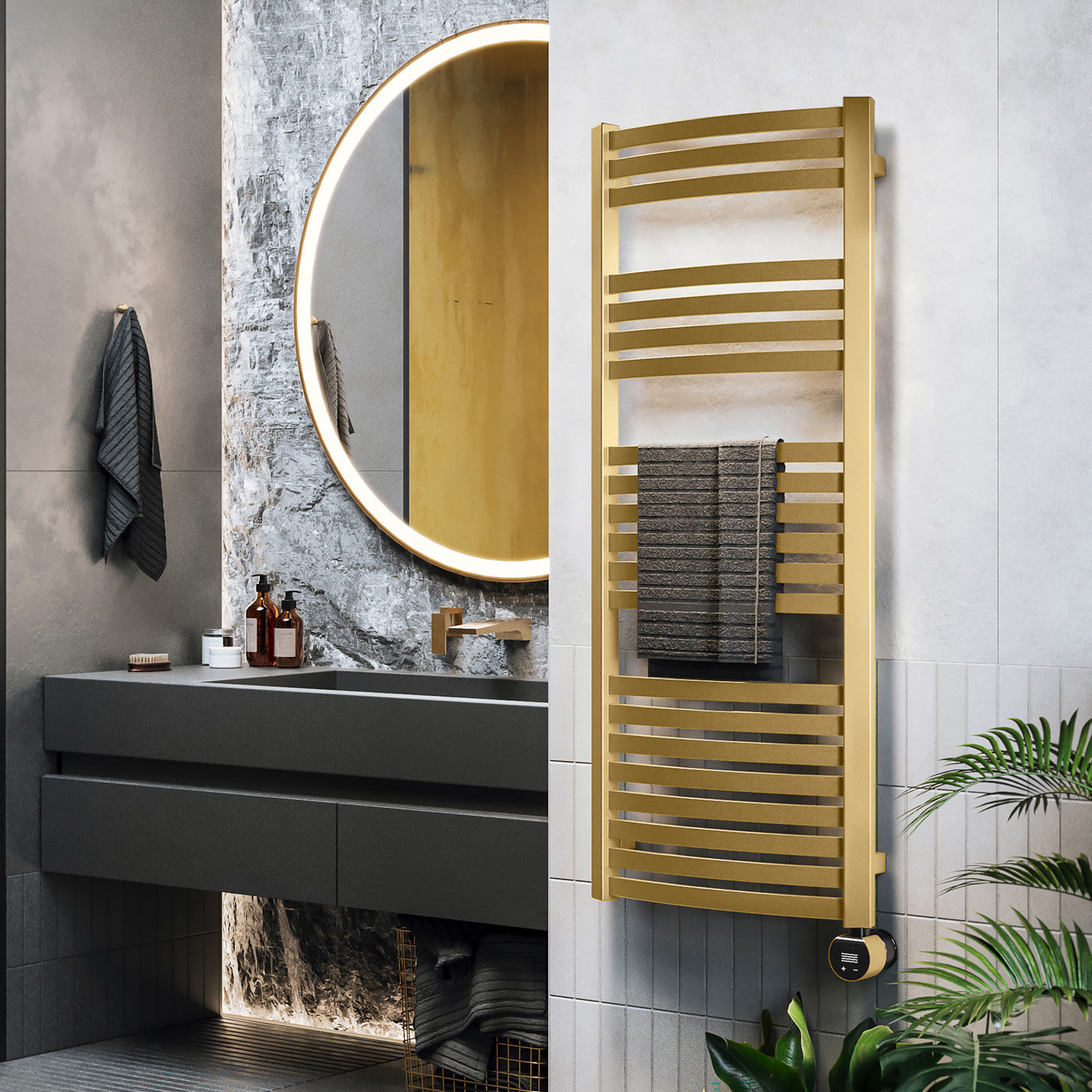 06_Terma-DEXTER-E-_Wi-Fi_-1220h-x-500w_mm_-600w-Electric-Towel-Rail_-Matt-Brass
