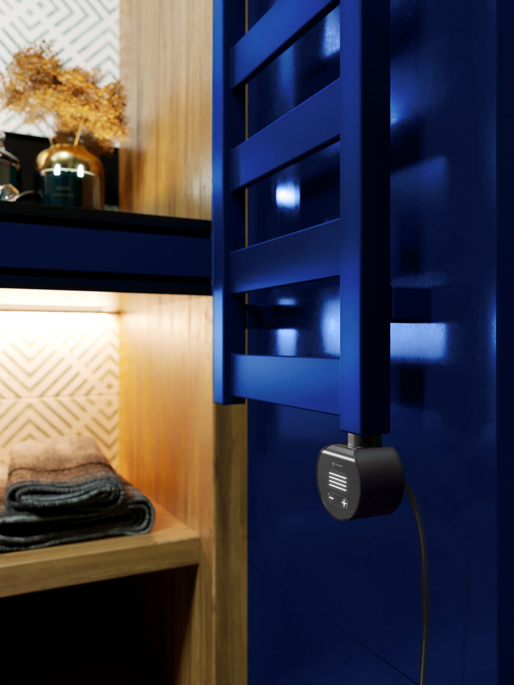 06_Terma-VIVO-_Wi-Fi_-15-28-deg._-1390h-x-300w_mm_-400w-Electric-Towel-Rail_-Matt-Denim-Blue