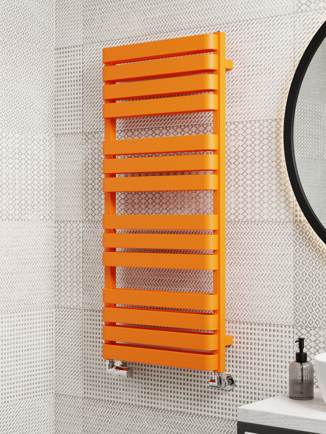 06_Terma-WARP-T-BOLD_-1110h-x-500w_mm_-2660-BTUs-Heated-Towel-Rail_-RAL-2003-_Matt_-Orange