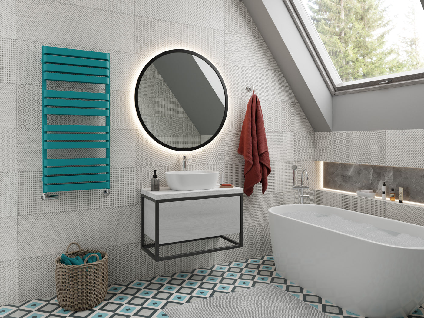 06_Terma-WARP-T-BOLD_-1110h-x-500w_mm_-2660-BTUs-Heated-Towel-Rail_-RAL-5018-_Matt_-Teal