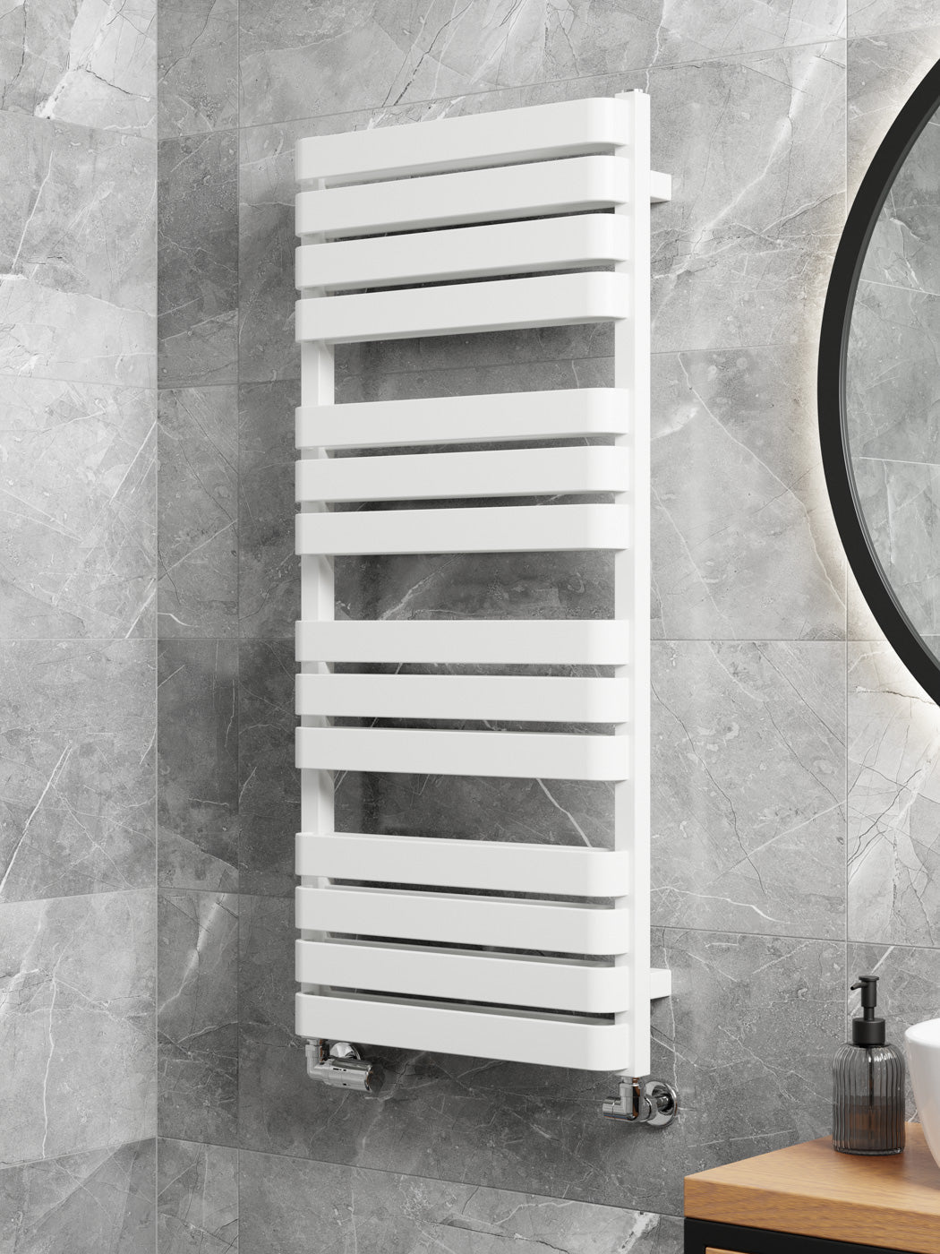 06_Terma-WARP-T-BOLD_-1110h-x-500w_mm_-2660-BTUs-Heated-Towel-Rail_-Soft-9016-_Matt-White