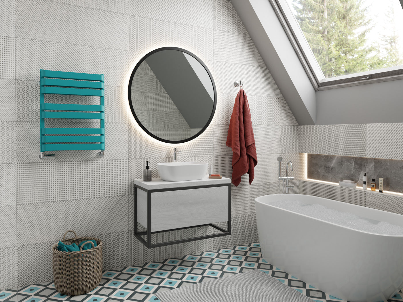 06_Terma-WARP-T-BOLD_-655h-x-500w_mm_-1569-BTUs-Heated-Towel-Rail_-RAL-5018-_Matt_-Teal