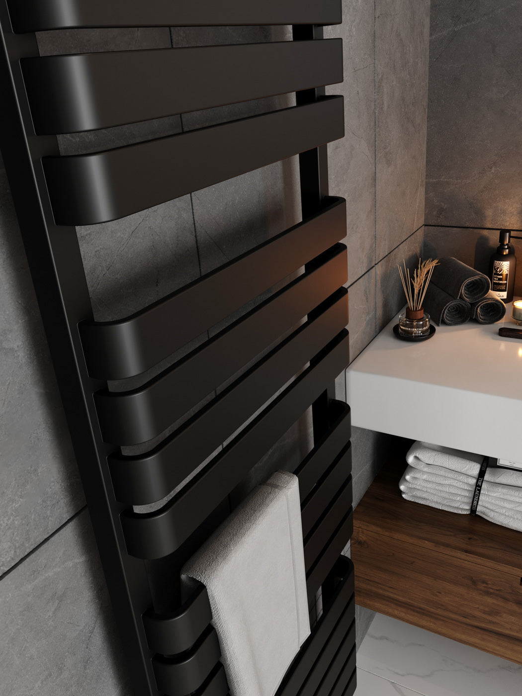06_Terma-WARP-T-ONE-_internalised-element-45_60-deg._-1695h-x-500w_mm_-800w-Electric-Towel-Rail_-Super-Matt-Black-_RAL-9005