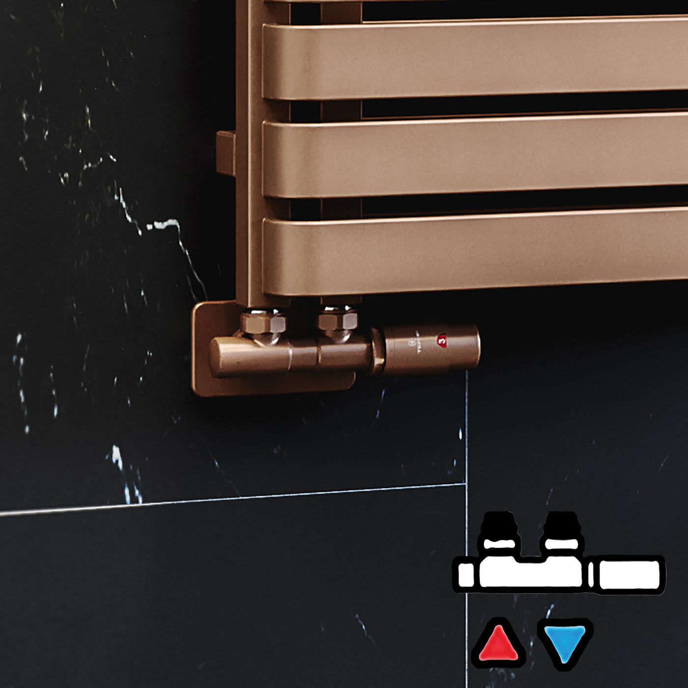 06_Thermostatic-50mm-Towel-Rail-Valves-_TRVs_-_-Pipe-Masking_-Bright-Copper_-RIGHT-SIDED-ANGLED_-TWINS