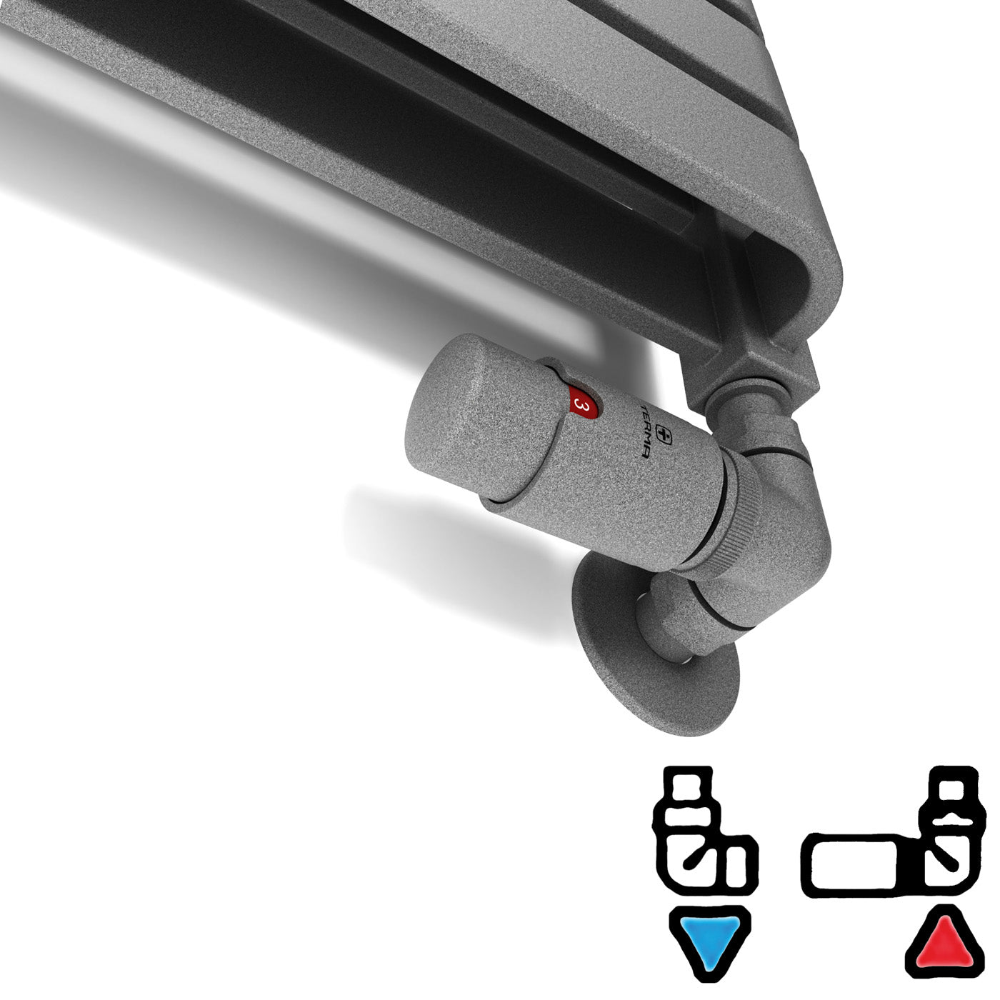 06_Thermostatic-Heated-Towel-Rail-Valves-_TRVs_-_-Pipe-Masking-_presented-on-Radiator_-Salt-n-Pepper-Grey_-LEFT-SIDED_-3-AXIS-_CORNER_-VISION_ffe455bf-e005-40e1-98c7-188ef49bbfac