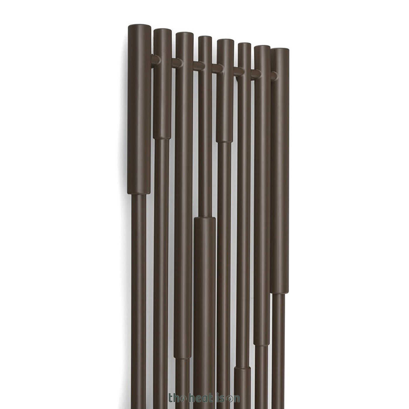 Terma CANE, 1900h x 390w(mm), 2621 BTUs, Vertical Designer Radiator, Vibrant Brown