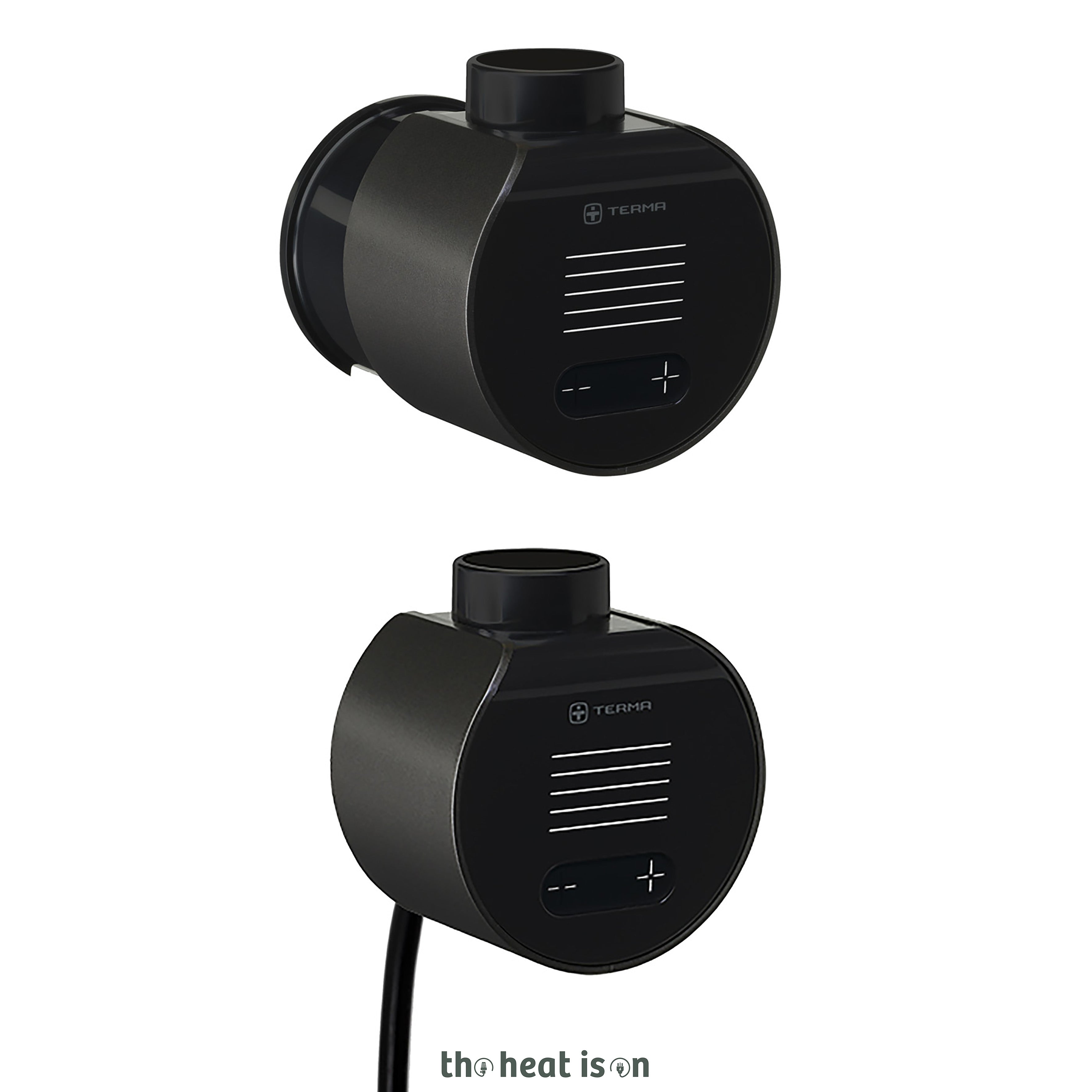 06_terma-grid-dual-fuel-towel-rail-1100h-x-500w_mm_-matt-pure-red-ral-3028_-1501-btus_400w-_with-twins-in-matt-black-_-veo-black_raw-metal-wi-fi-element