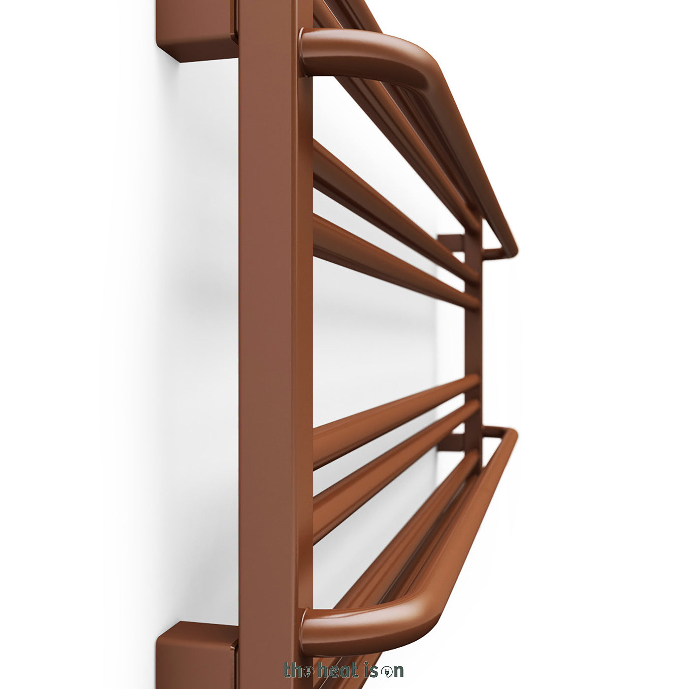 Terma LIMA, 500h x 1000w(mm), 1645 BTUs, Heated Towel Rail, Bright Copper