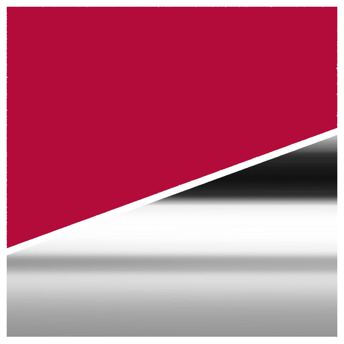 Terma MICHELLE, 1200h x 500w(mm), 2460 BTUs, Heated Towel Rail, Chrome (Bars) / RAL 3027 Matt Raspberry Red (Masking)