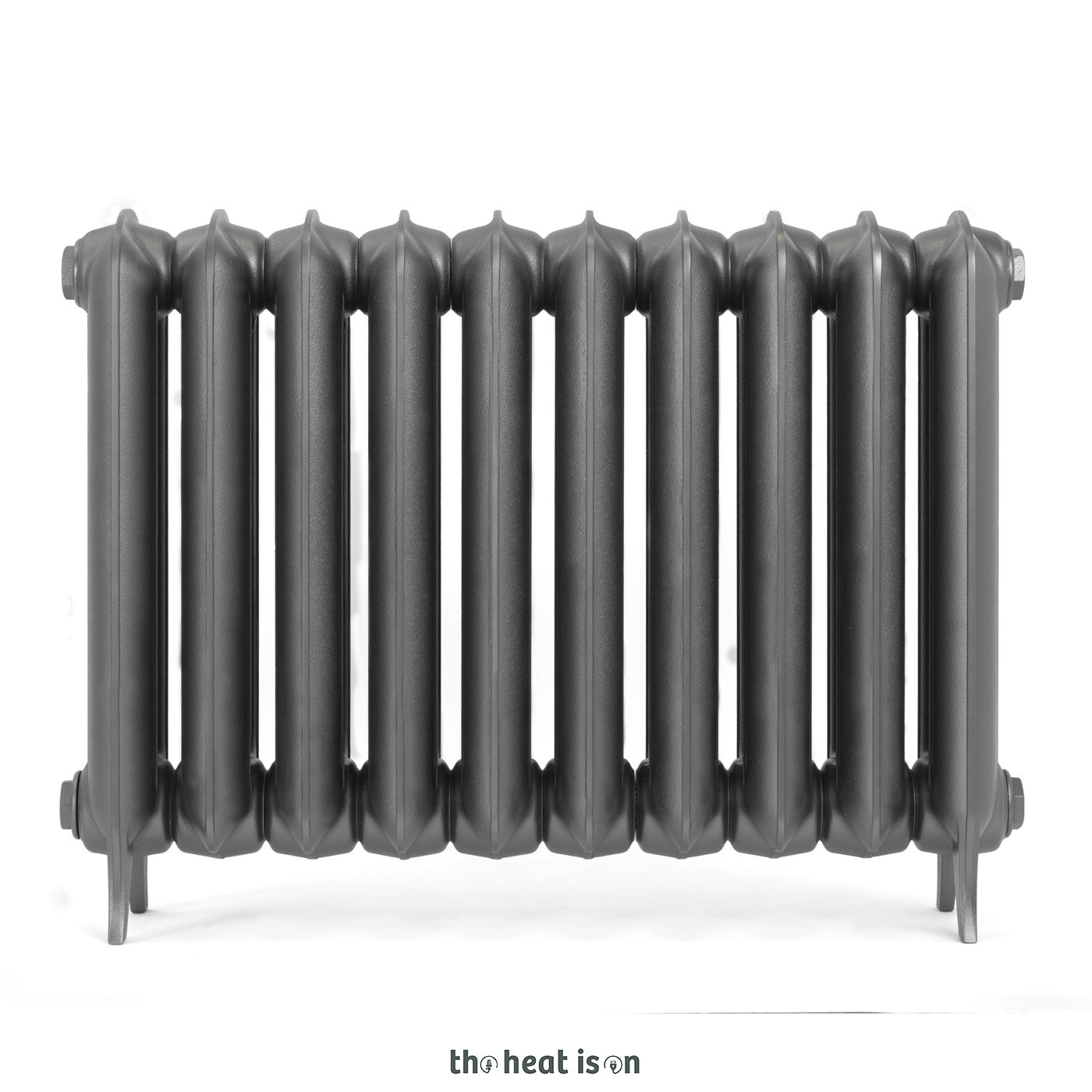 Terma PLAIN 2 COL, 620h x 852w(mm), 3497 BTUs Horizontal Cast Iron Radiator, Raw Metal