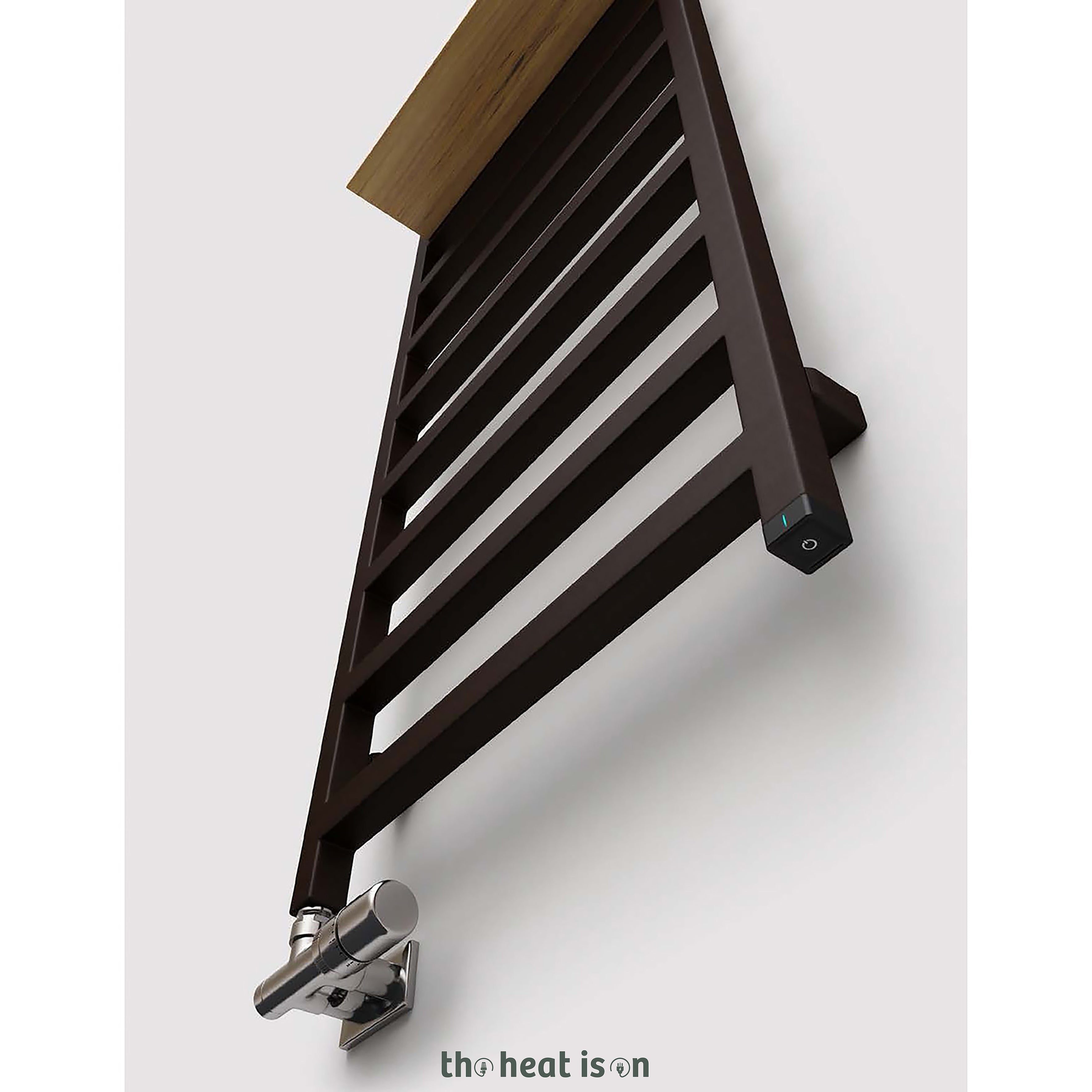 06_terma-simple-one-dual-fuel-towel-rail_-1200h-x-500w_mm_-1501-btus_-400w_-noble-brown-_with-unico-dual-fuel-valve-in-chrome-_-internal-one-element_-45_60oc