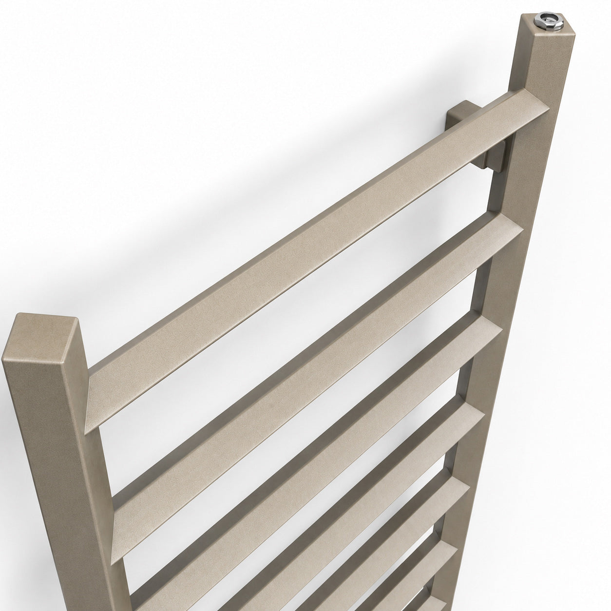 Terma CRYSTAL, 840h x 600w(mm), 1077 BTUs Heated Towel Rail, California Beige