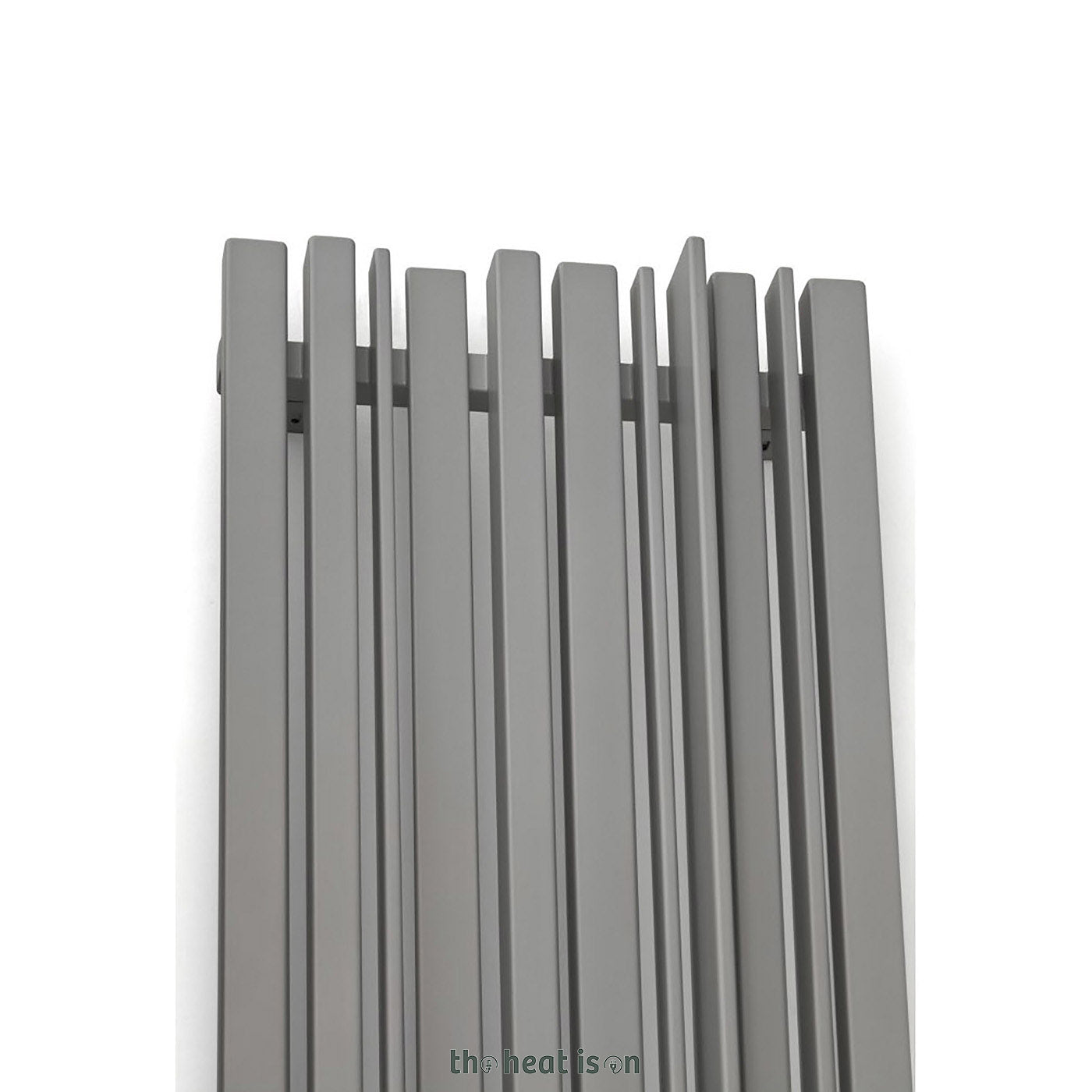 Terma SHERWOOD V, 1600h x 330w(mm), (50mm Central Connections) 2481 BTUs, Vertical Designer Radiator, Metallic Beige (aka Taupe Grey)