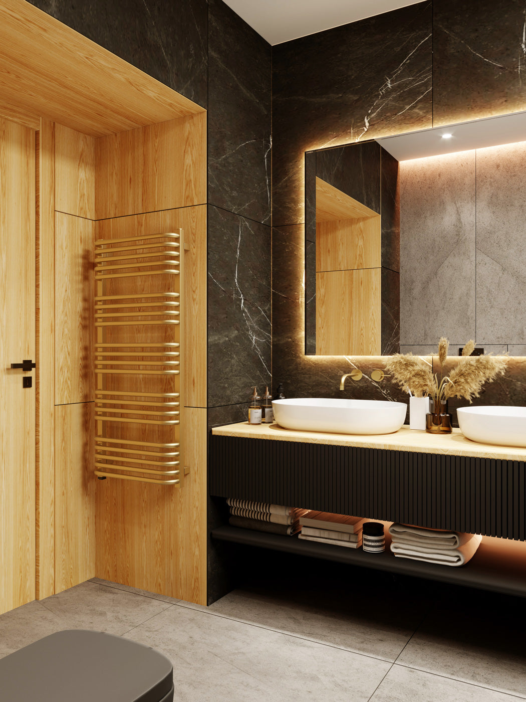 07_Terma-ALEX-ONE-_-45_60-deg._-1140h-x-500w_mm_-600w-Electric-Towel-Rail_-Matt-Brass