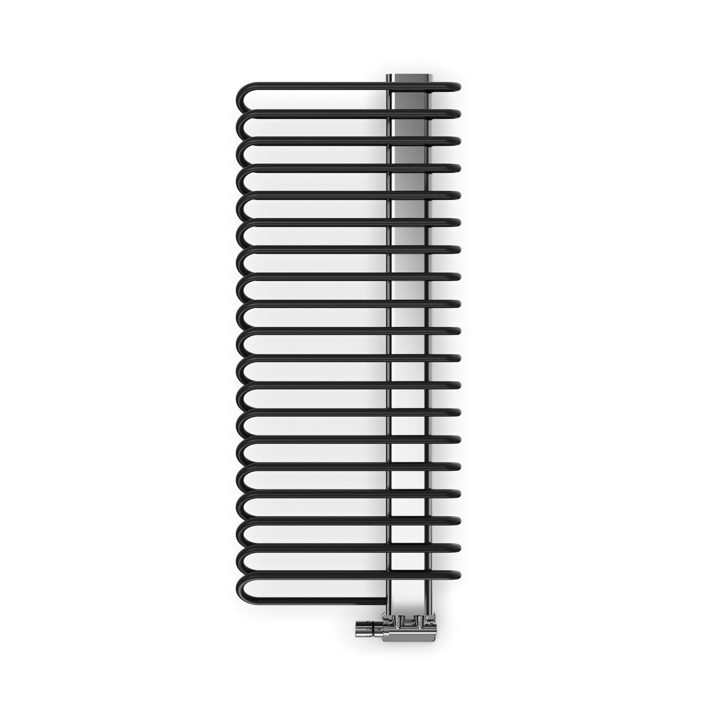 07_Terma-MICHELLE_-1200h-x-500w_mm_-2459-BTUs-Heated-Towel-Rail_-Metallic-Black-_Bars_-_-Chrome-_Masking