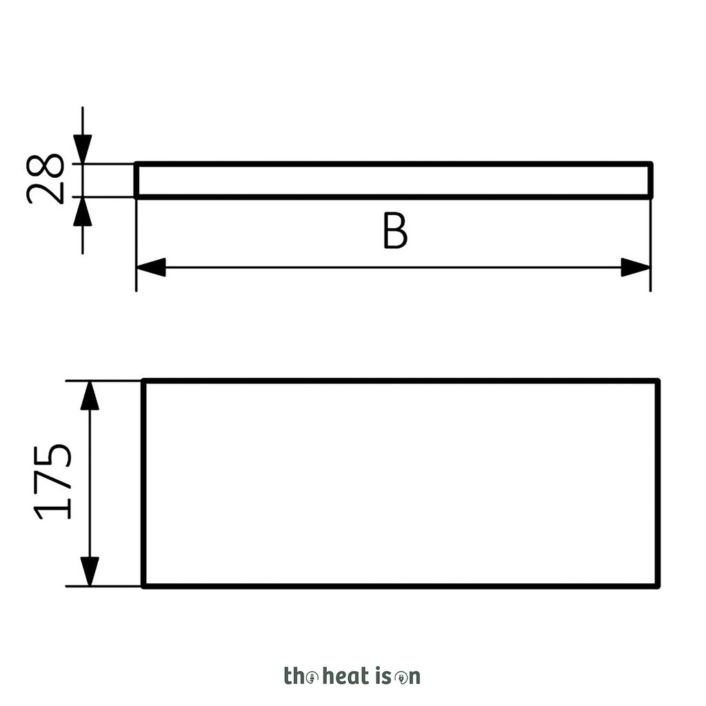 07_Wooden-Shelf-Accessory_-Beech_-for-Terma-SIMPLE-Towel-Rail_-500mm-Wide-Model
