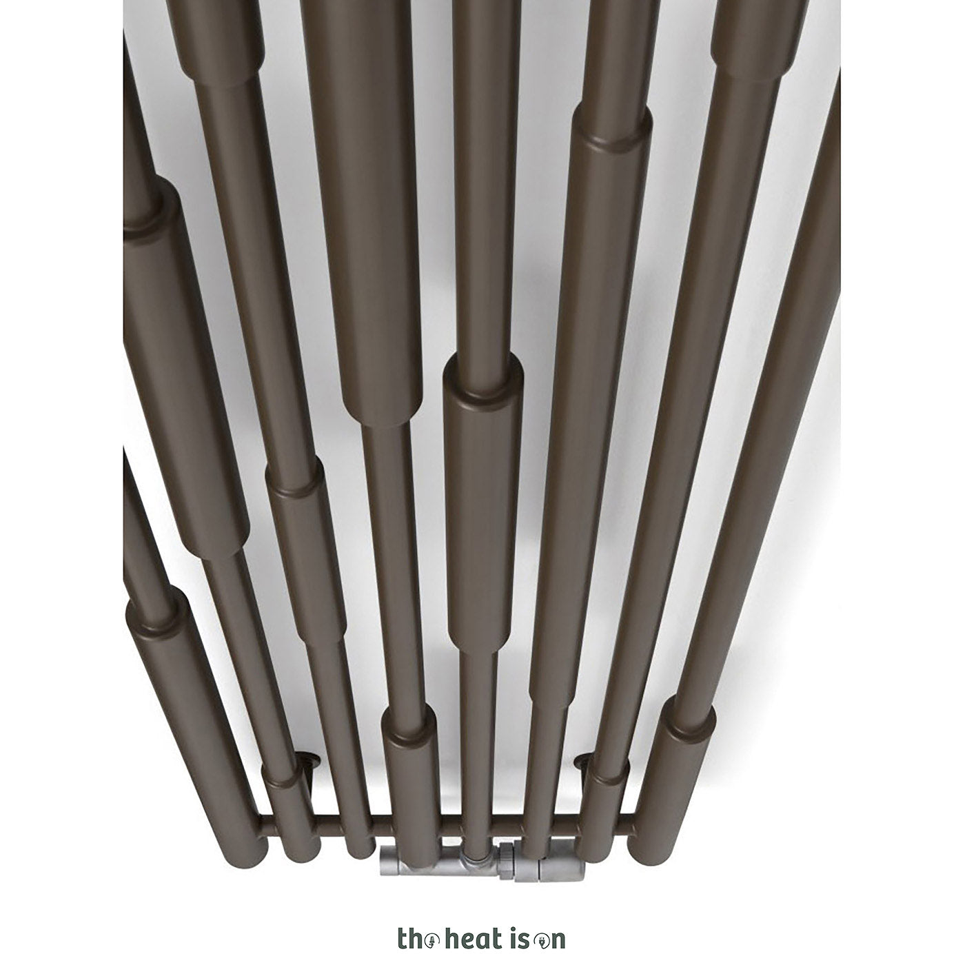 Terma CANE, 1900h x 390w(mm), 2621 BTUs, Vertical Designer Radiator, Vibrant Brown
