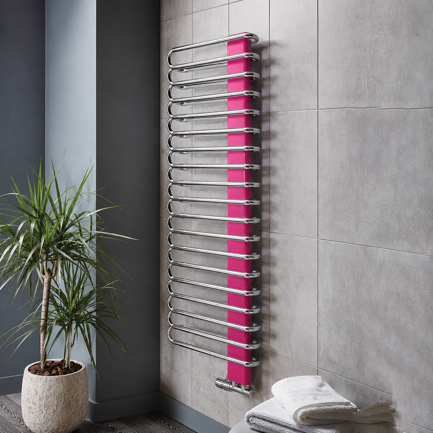07_terma-michelle_-1200h-x-500w_mm_-2460-btus_-heated-towel-rail_-chrome-_bars_---ral-3027-matt-raspberry-red-_masking
