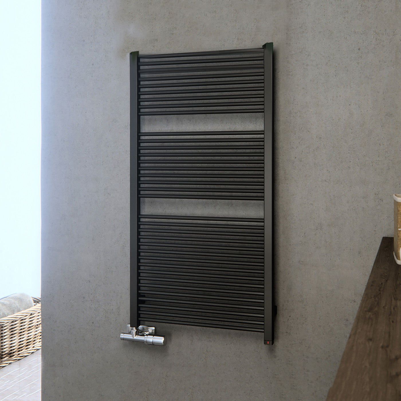 07_terma-mike-one-dual-fuel-towel-rail_-1035h-x-530w_mm_-1921-btus_-600w_-matt-black-ral-9005-_with-unico-dual-fuel-valve-in-chrome-_-internal-one-element_-45_60oc