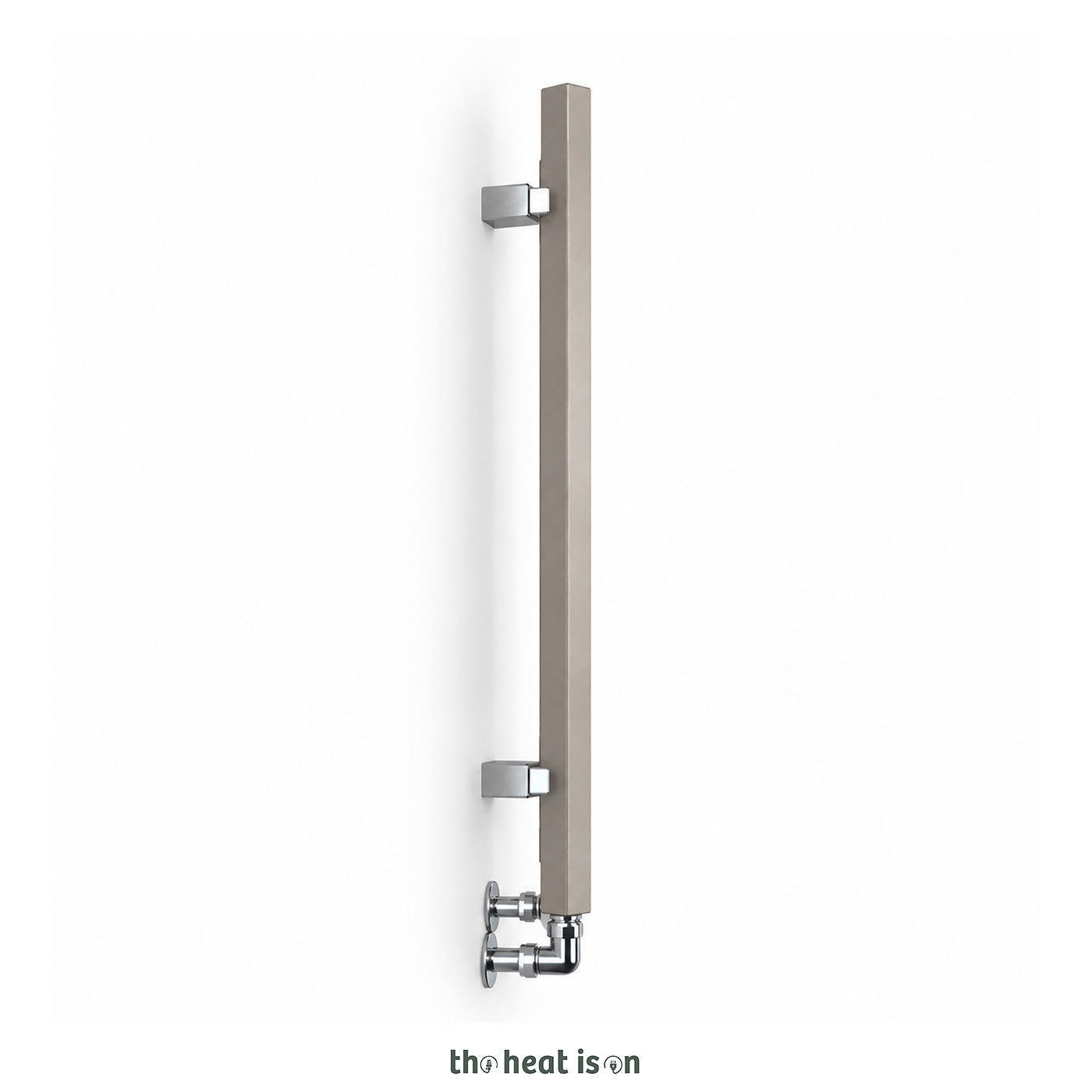 Terma CRYSTAL, 840h x 600w(mm), 1077 BTUs Heated Towel Rail, California Beige
