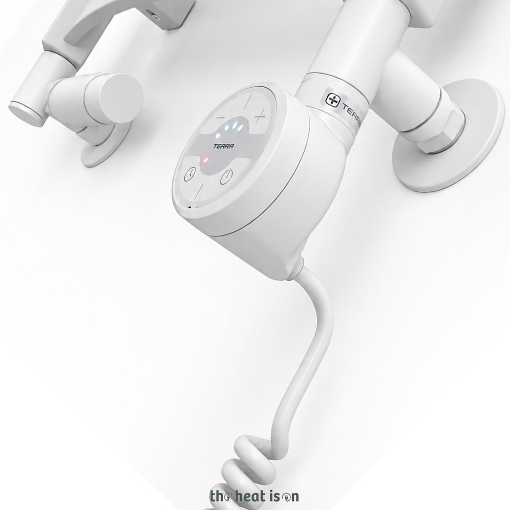 08-terma-fiona-dual-fuel-towel-rail_-1380h-x-500w_mm_-2003-btus_-600w_-super-matt-soft-ral-9016-_with-integra-3-axis-dual-fuel-valve-in-matt-white-_-moa-element-in-white-30-60_c