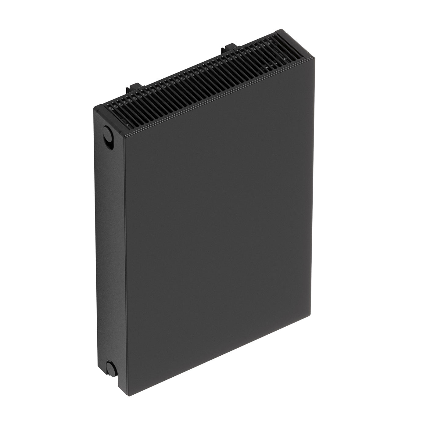 Terma SOLID, 600h x 400w(mm), 1894 BTUs, Horizontal Designer Radiator, RAL 9005 Matt Black