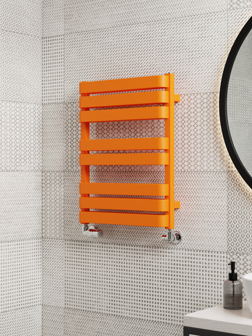 08_Terma-WARP-T-BOLD_-655h-x-500w_mm_-1569-BTUs-Heated-Towel-Rail_-RAL-2003-_Matt_-Orange