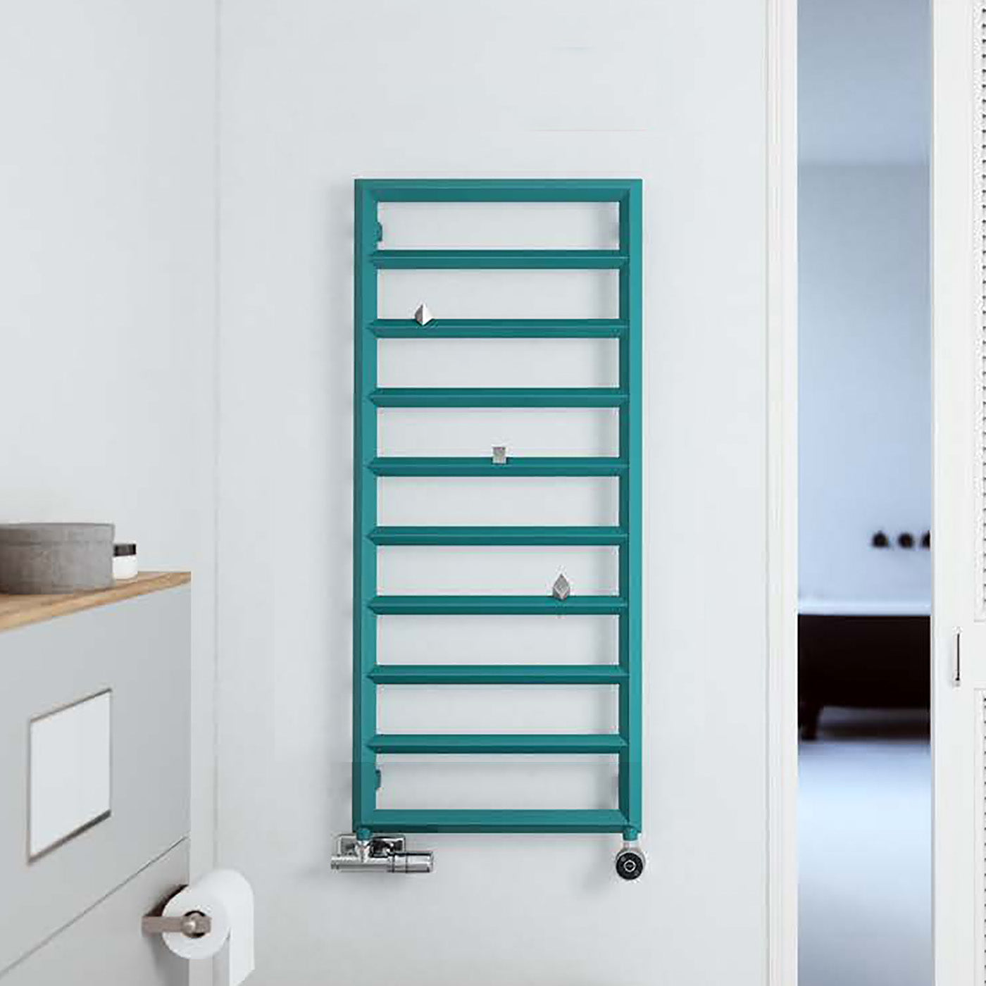 08_terma-diamond-dual-fuel-towel-rail_-1120h-x-500w_mm_-1365-btus_-400w_-matt-water-blue-ral-5021-_with-unico-dual-fuel-valve-in-chrome-_-dry-auto-shut-off-element-in-chrome_-one-set_d420df0e-28eb-4c3a-9ee5-28adabf51698