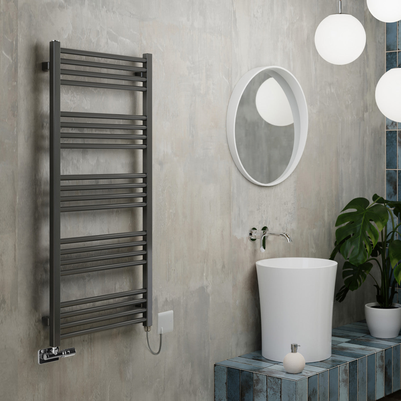 08_terma-fiona-dual-fuel-towel-rail_-1140h-x-500w_mm_-1662-btus_-600w_-sparkling-grey-_with-unico-dual-fuel-valve-in-chrome-_-sim-element_-one-set-temp-65oc