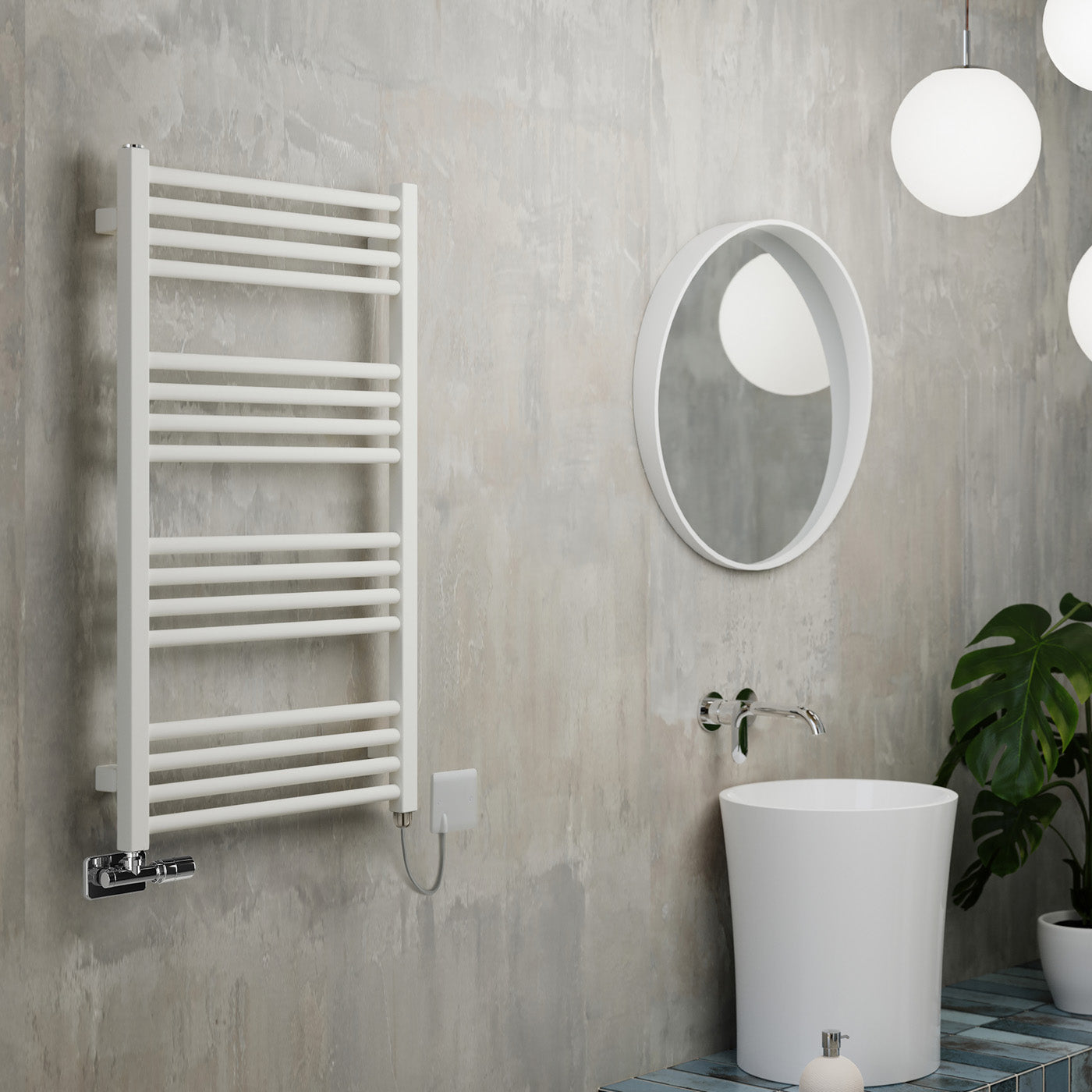 08_terma-fiona-dual-fuel-towel-rail_-900h-x-500w_mm_-1324-btus_-400w_-super-matt-soft-ral-9016-_with-unico-dual-fuel-valve-in-chrome-_-sim-element_-one-set-temp-65oc