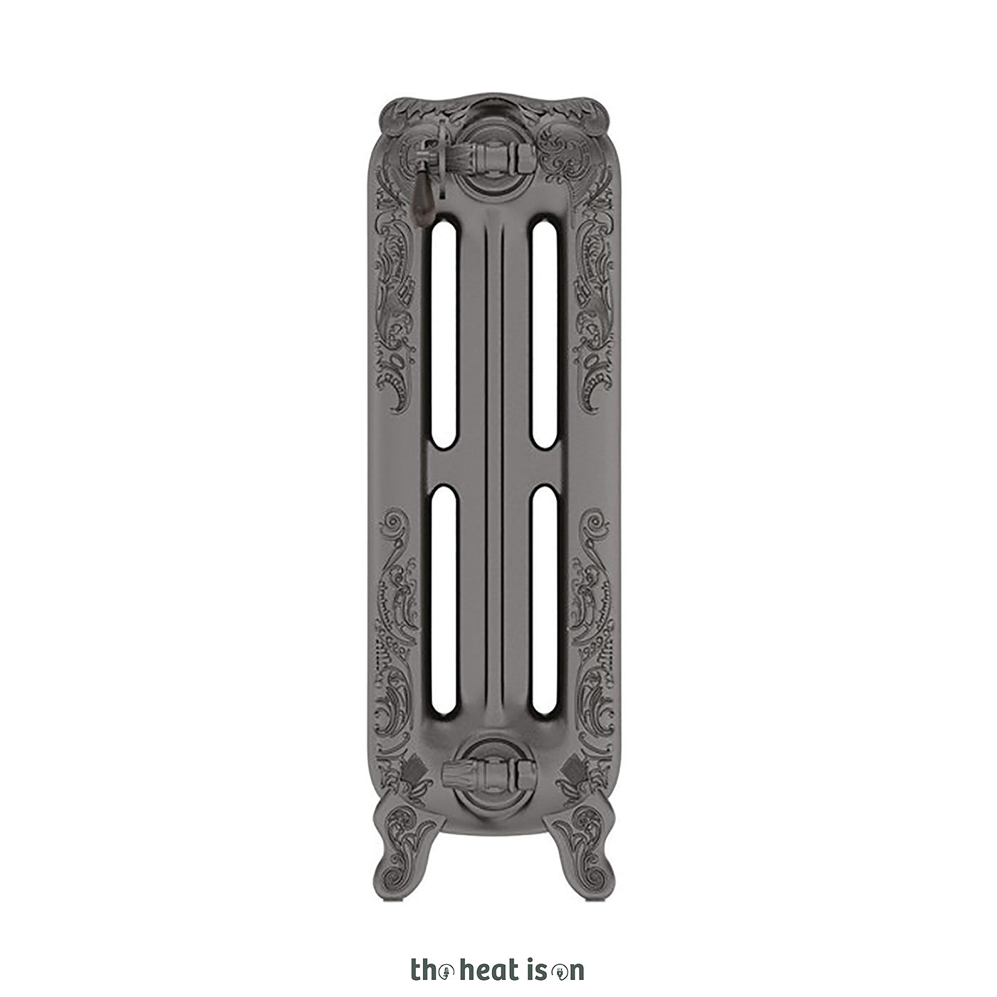 Terma OXFORD, 710h x 606w(mm), 3416 BTUs Horizontal Cast Iron Radiator, Raw Metal