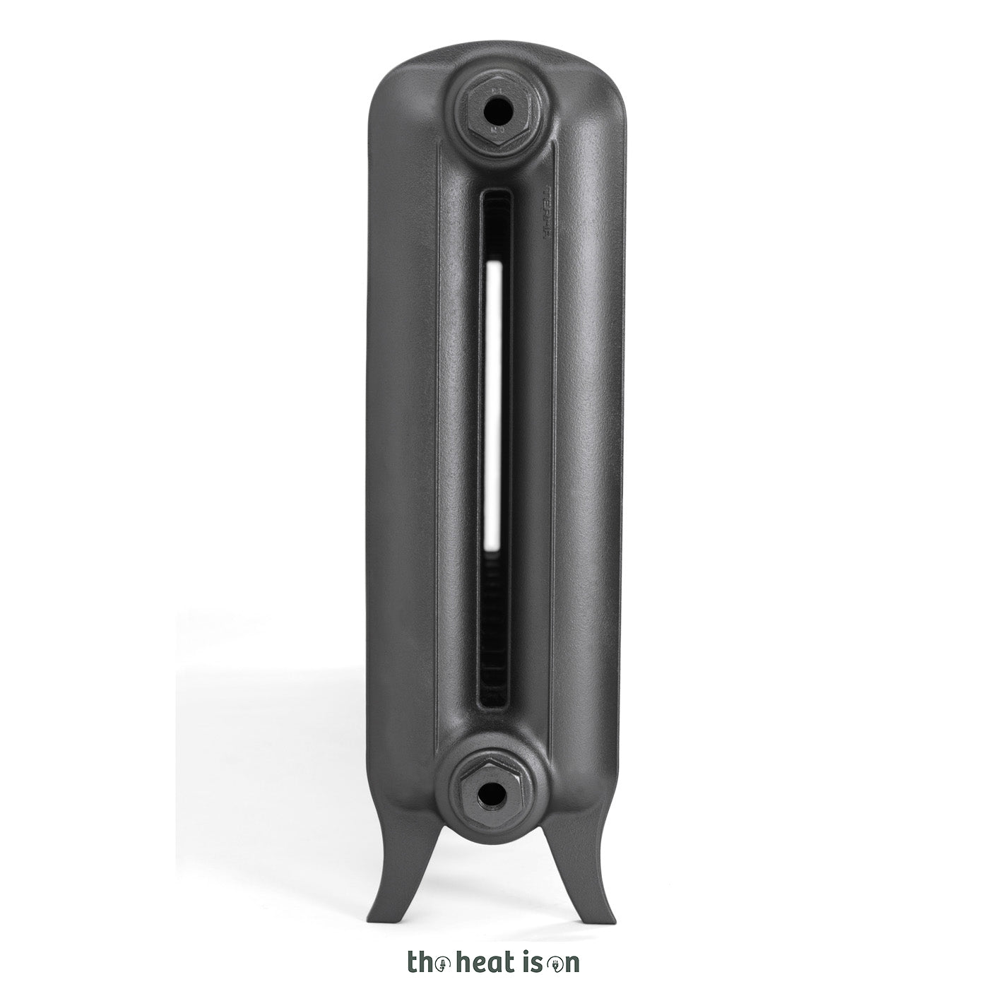 Terma PLAIN 2 COL, 620h x 1098w(mm), 4548 BTUs Horizontal Cast Iron Radiator, Raw Metal
