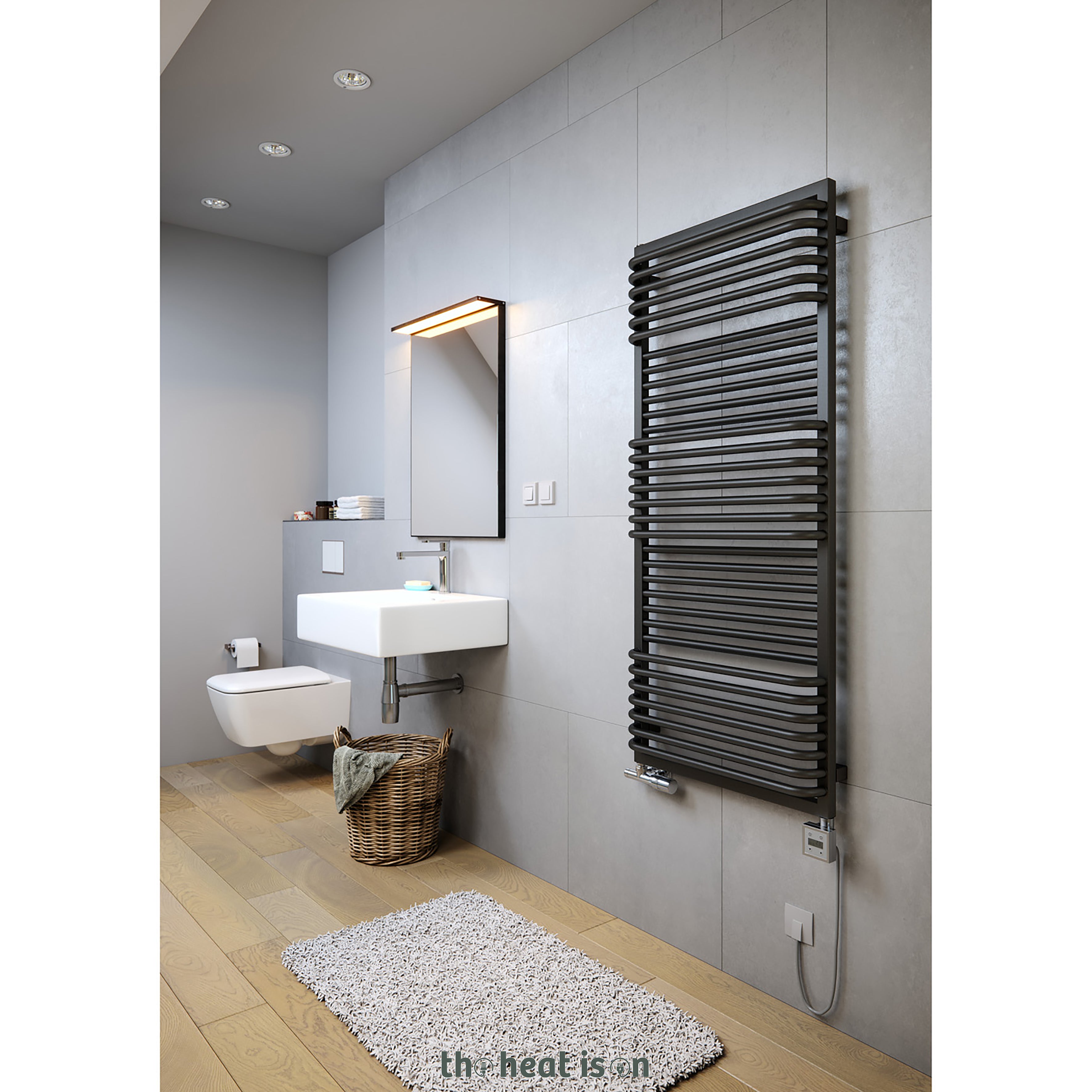 08_terma-poc-2-dual-fuel-towel-rail_-1400h-x-600w_mm_-3456-btus_-1000w_-matt-black-ral-9005-_with-unico-dual-fuel-valve-in-chrome-_-ktx-3-element-in-chrome_-30-60oc